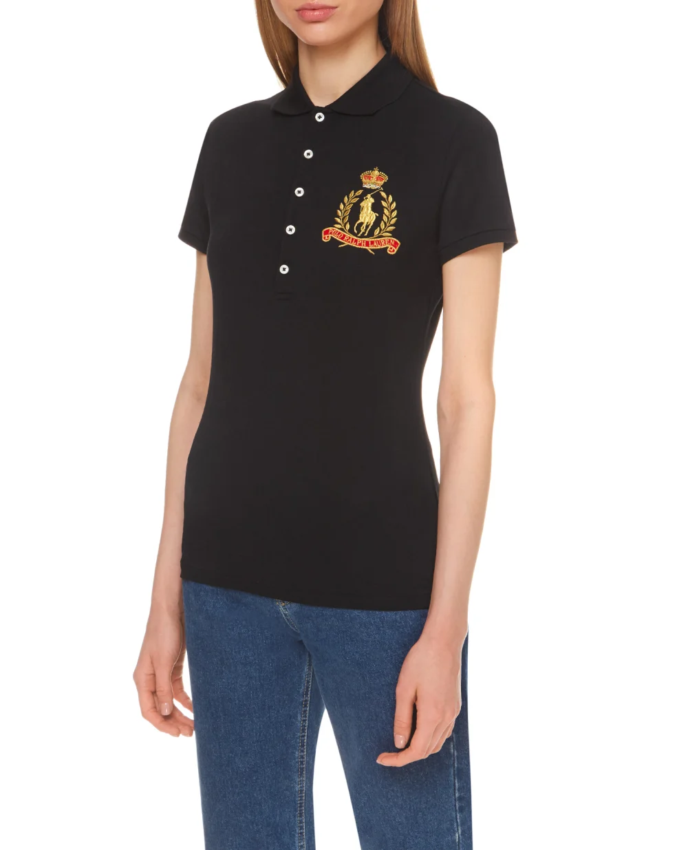 Поло Polo Ralph Lauren 211830468001, черный цвет • Купить в интернет-магазине Kameron