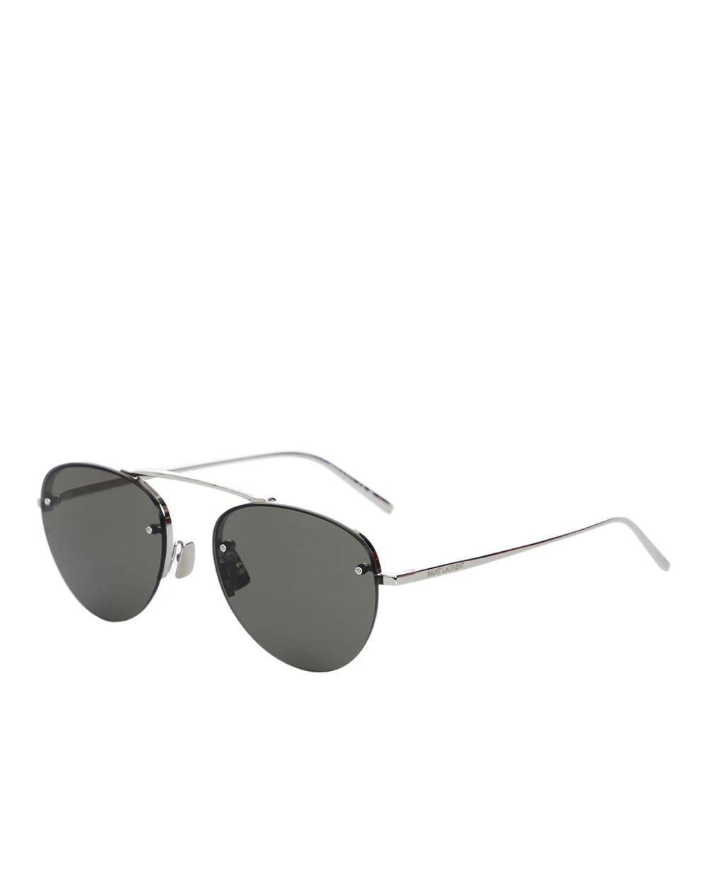 Солнцезащитные очки Saint Laurent SL 575-002, серебряный цвет • Купить в интернет-магазине Kameron