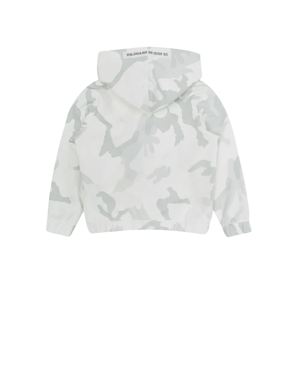 Худи Dolce&Gabbana Kids L4JWAC-G7YIT-B, серый цвет • Купить в интернет-магазине Kameron