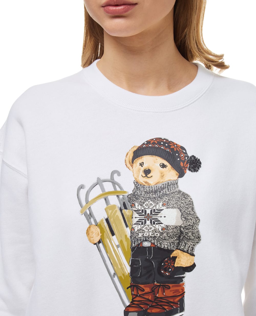 Свитшот Polo Ralph Lauren 211824118001, белый цвет • Купить в интернет-магазине Kameron