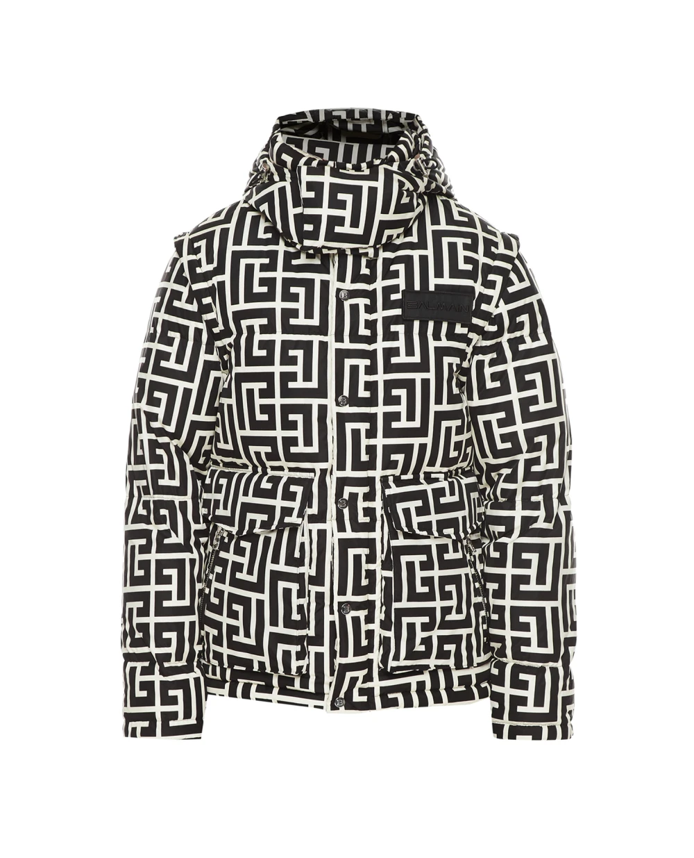 Пуховик Balmain YH1TP081XB33, черный цвет • Купить в интернет-магазине Kameron