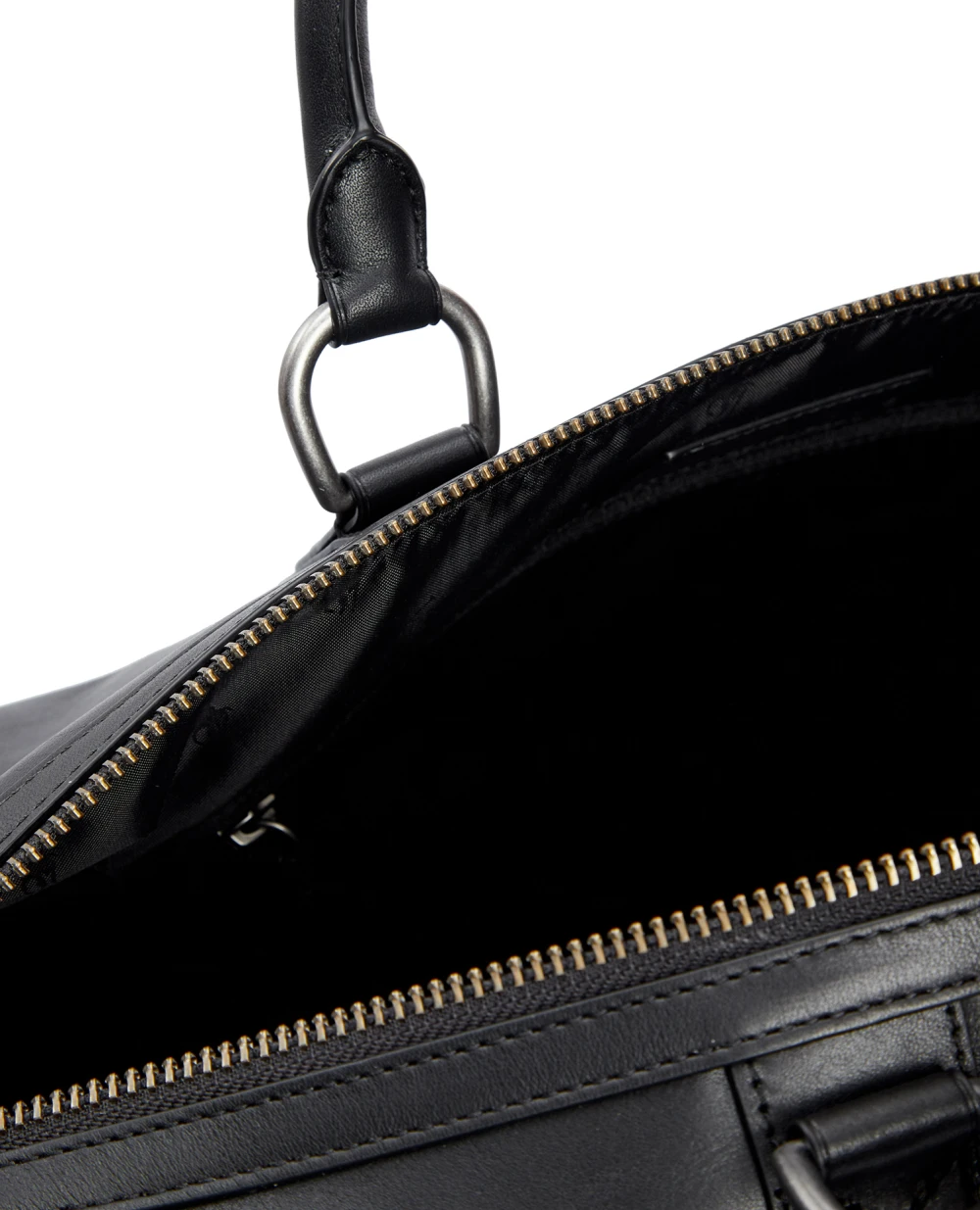 Кожаная дорожная сумка Polo Ralph Lauren 405822860001, черный цвет • Купить в интернет-магазине Kameron