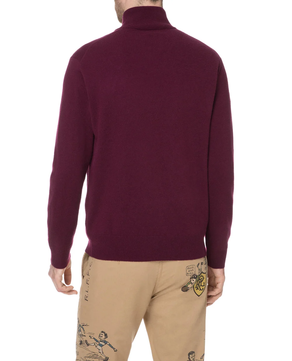 Шерстяной джемпер Polo Ralph Lauren 723053009, бордовый цвет • Купить в интернет-магазине Kameron