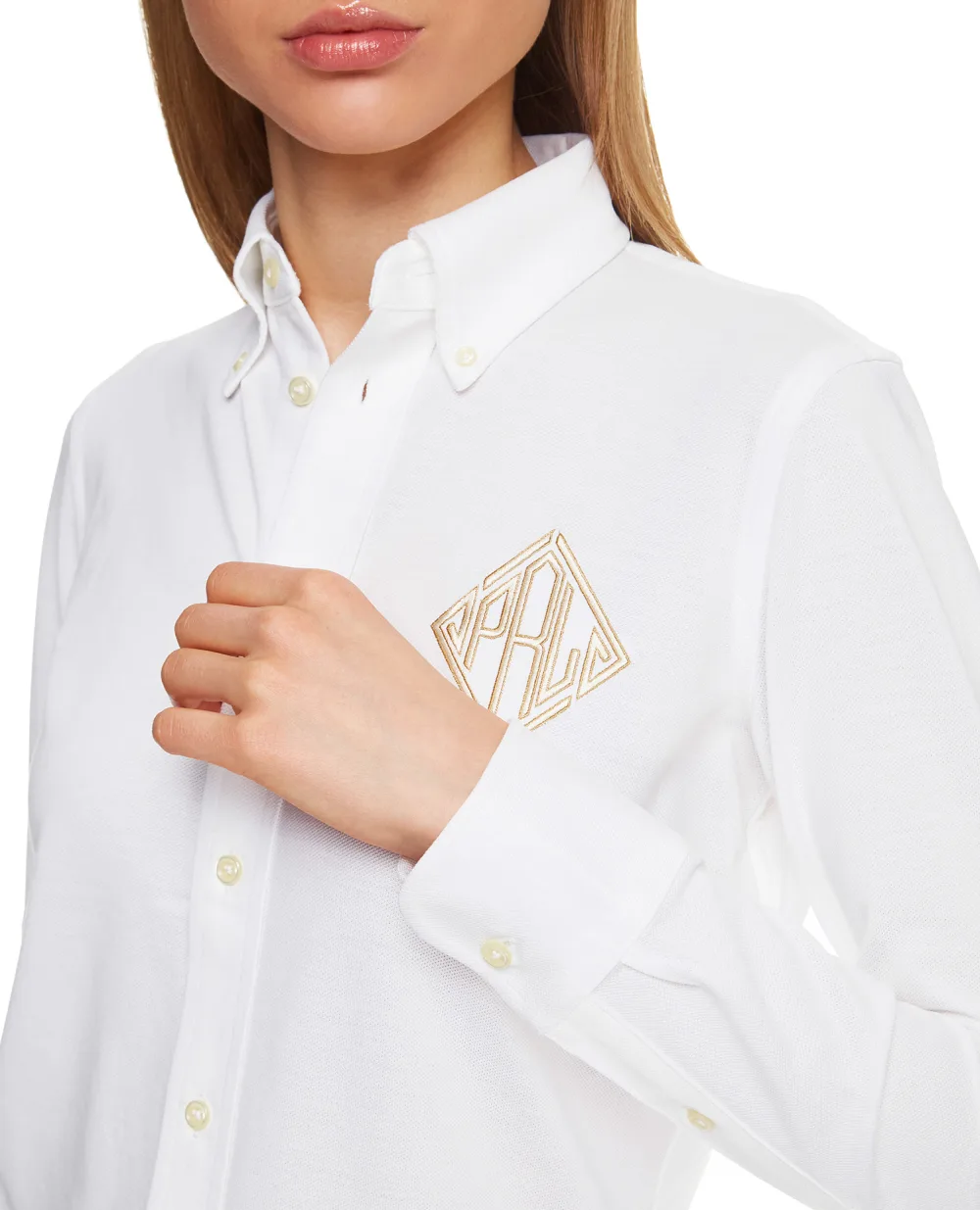 Рубашка Polo Ralph Lauren 211827874001, белый цвет • Купить в интернет-магазине Kameron