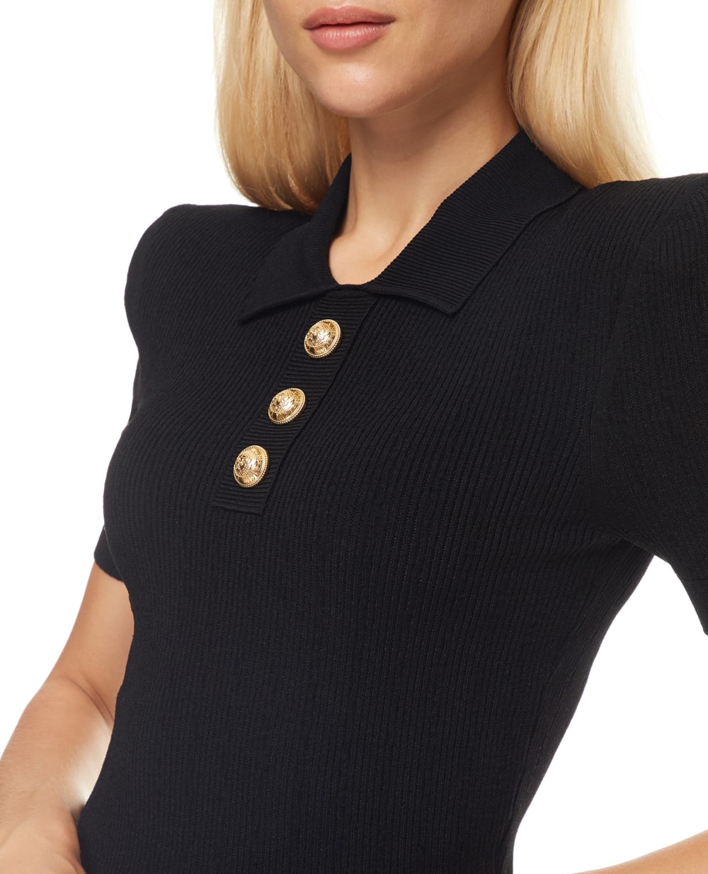 Платье Balmain WF1R7020K211, черный цвет • Купить в интернет-магазине Kameron