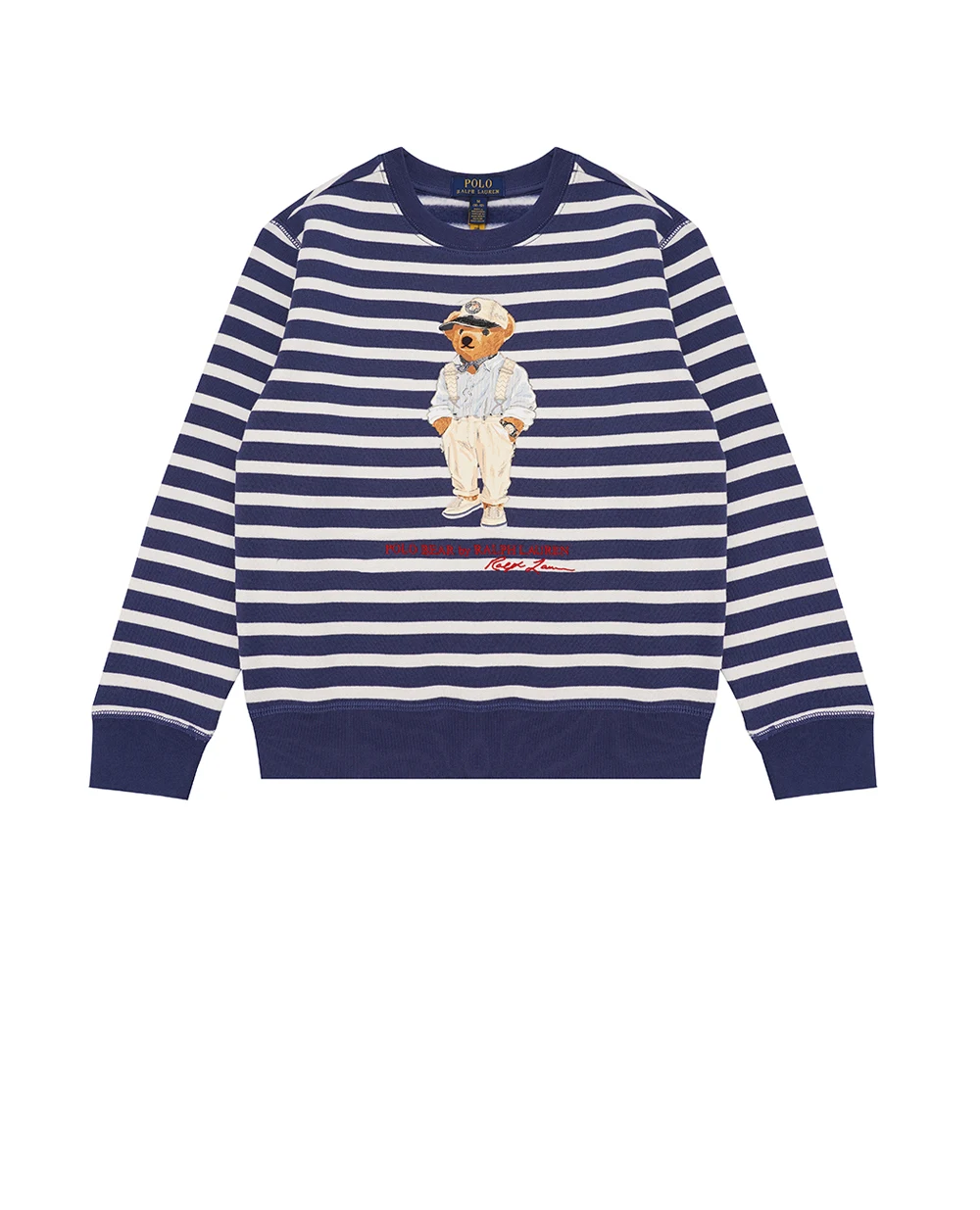 Детский свитшот Polo Bear Polo Ralph Lauren Kids 323942220001, синий цвет • Купить в интернет-магазине Kameron