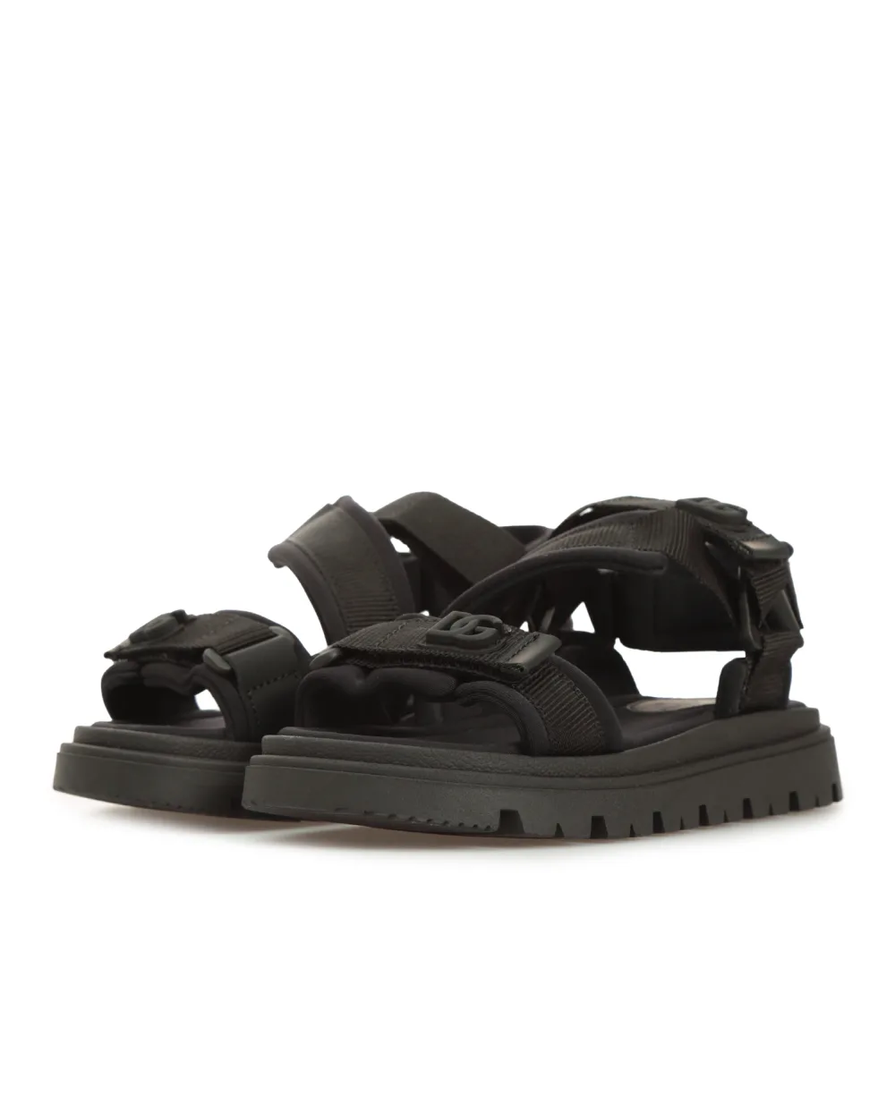 Сандали Dolce&Gabbana Kids DA5062-AY244-M, черный цвет • Купить в интернет-магазине Kameron