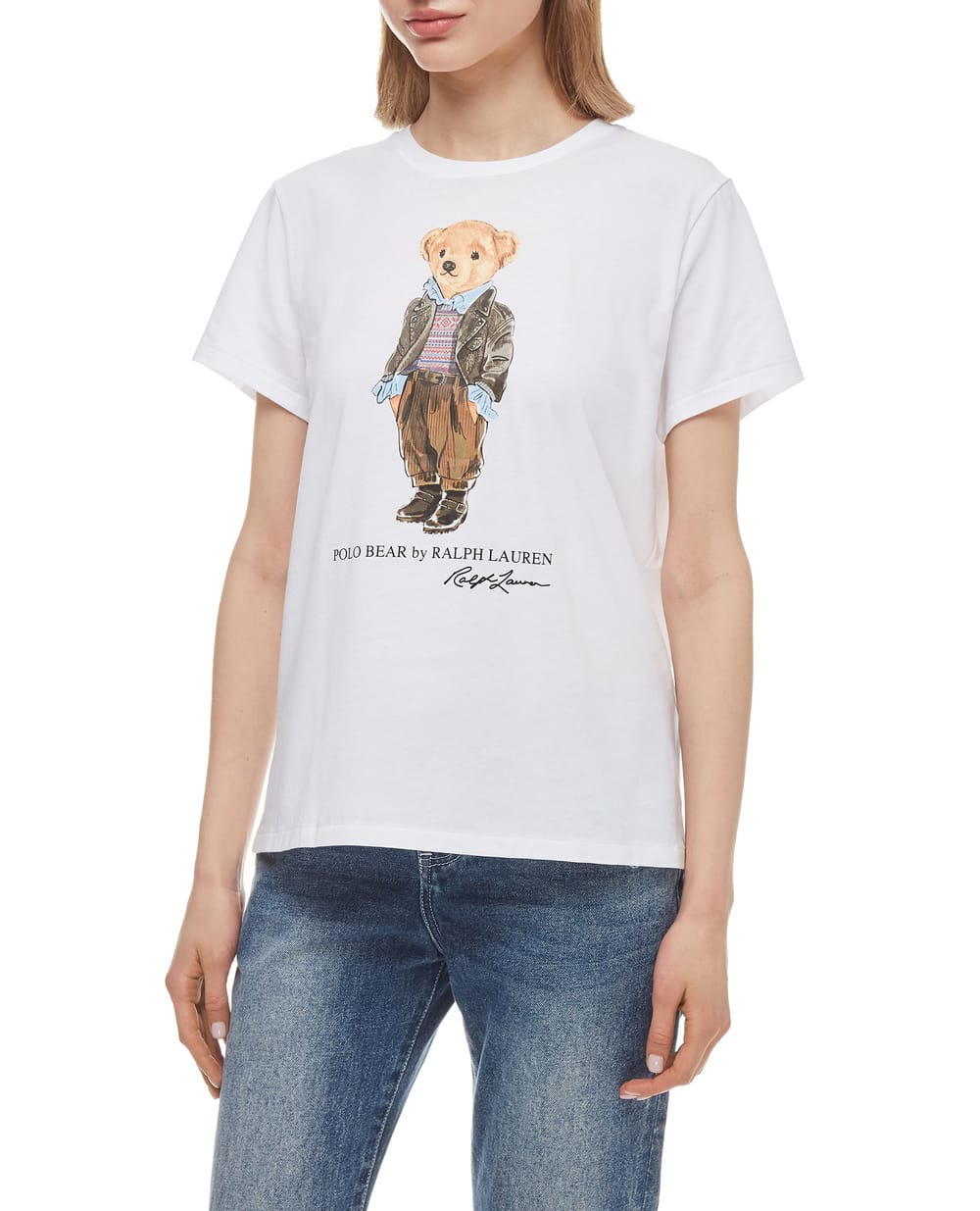 Футболка Polo Ralph Lauren 211814474001, белый цвет • Купить в интернет-магазине Kameron