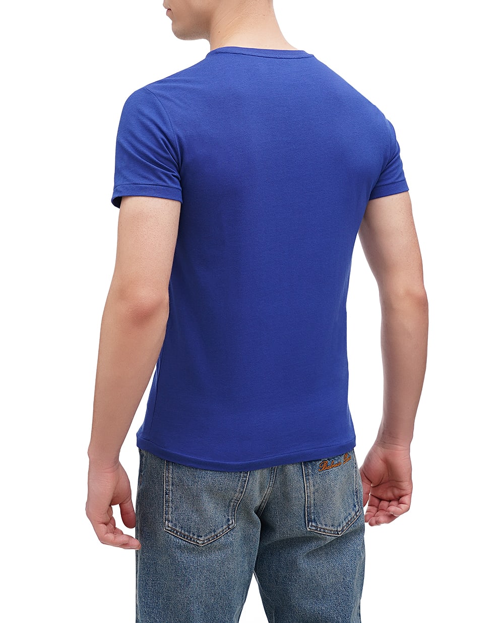 Футболка Polo Ralph Lauren 710671438353, синий цвет • Купить в интернет-магазине Kameron
