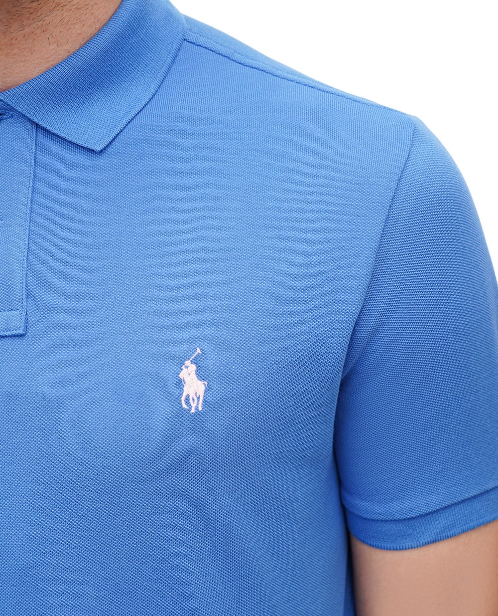 Поло Mesh Polo Ralph Lauren 710680784357, синий цвет • Купить в интернет-магазине Kameron