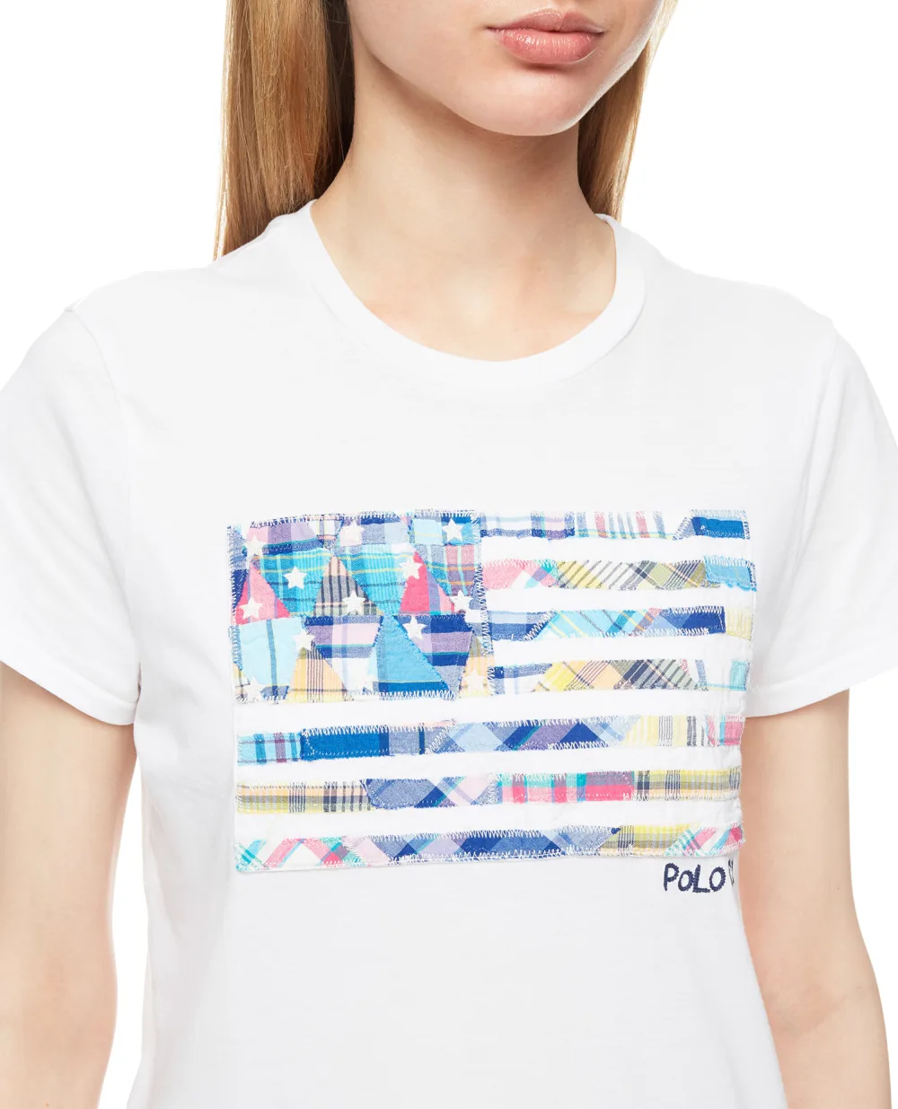 Футболка Polo Ralph Lauren 211838134001, белый цвет • Купить в интернет-магазине Kameron