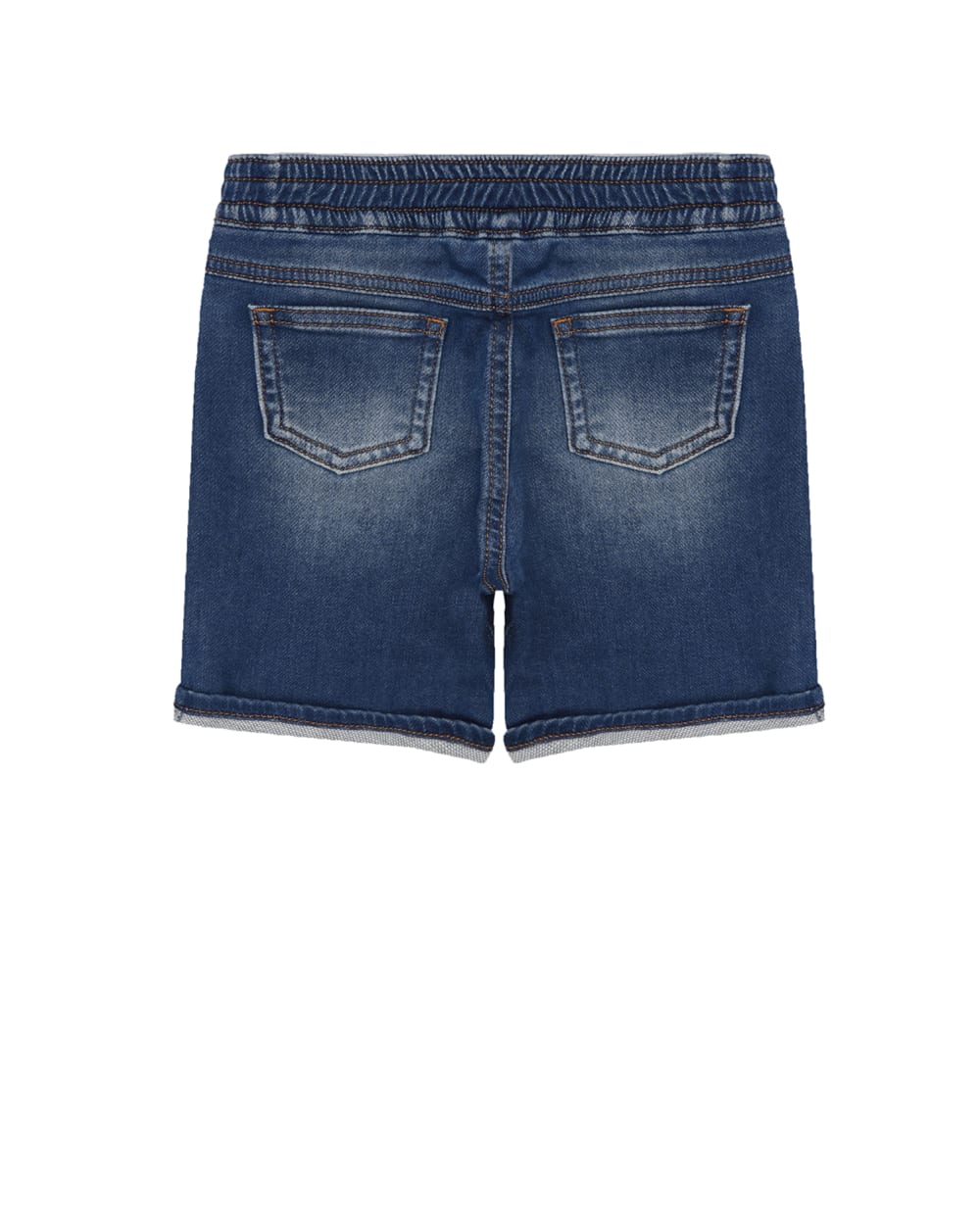 Детские джинсовые шорты Dolce&Gabbana Kids L1JQO0-G7HX4, синий цвет • Купить в интернет-магазине Kameron