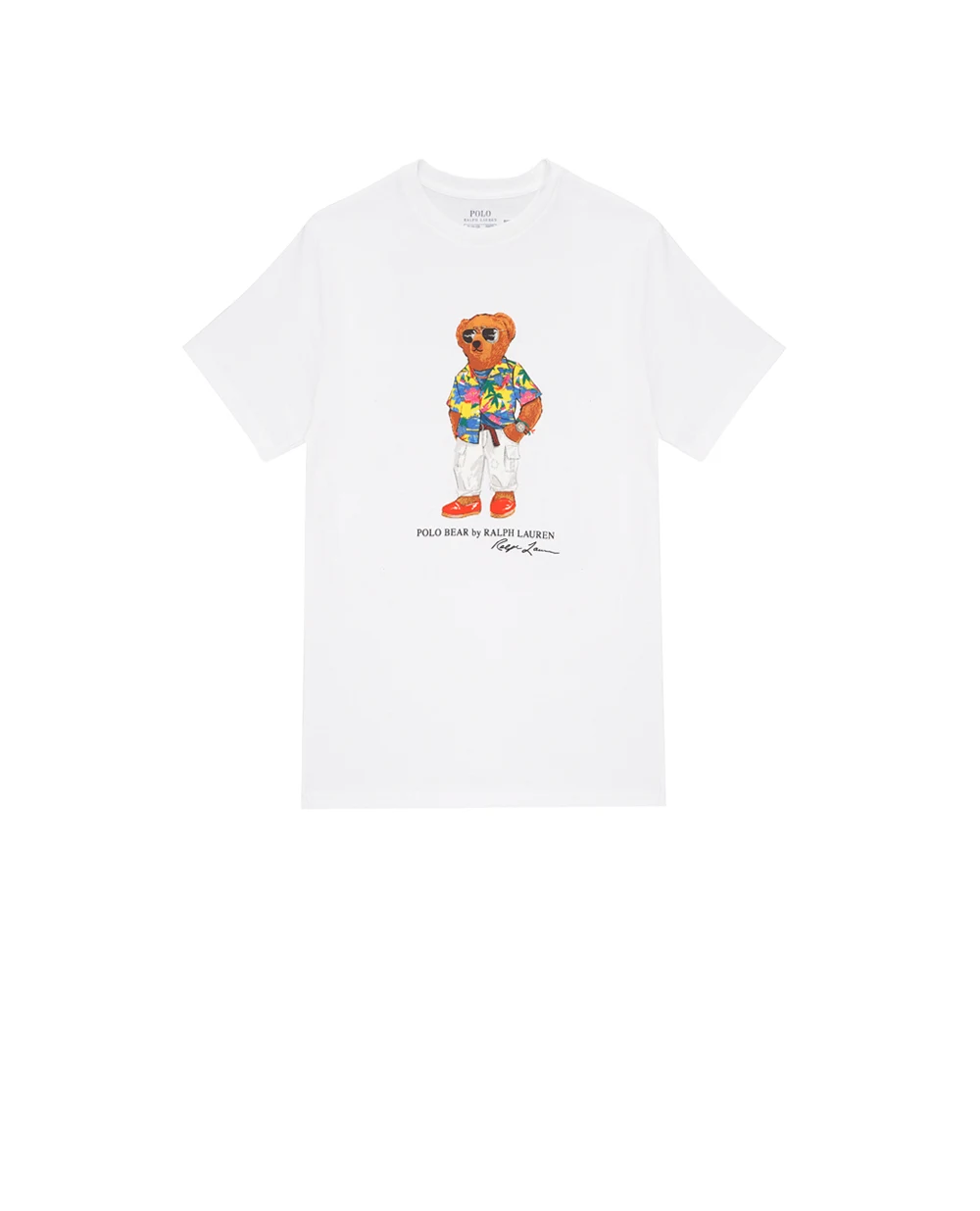 Детская футболка Polo Bear Polo Ralph Lauren Kids 323853828030, белый цвет • Купить в интернет-магазине Kameron