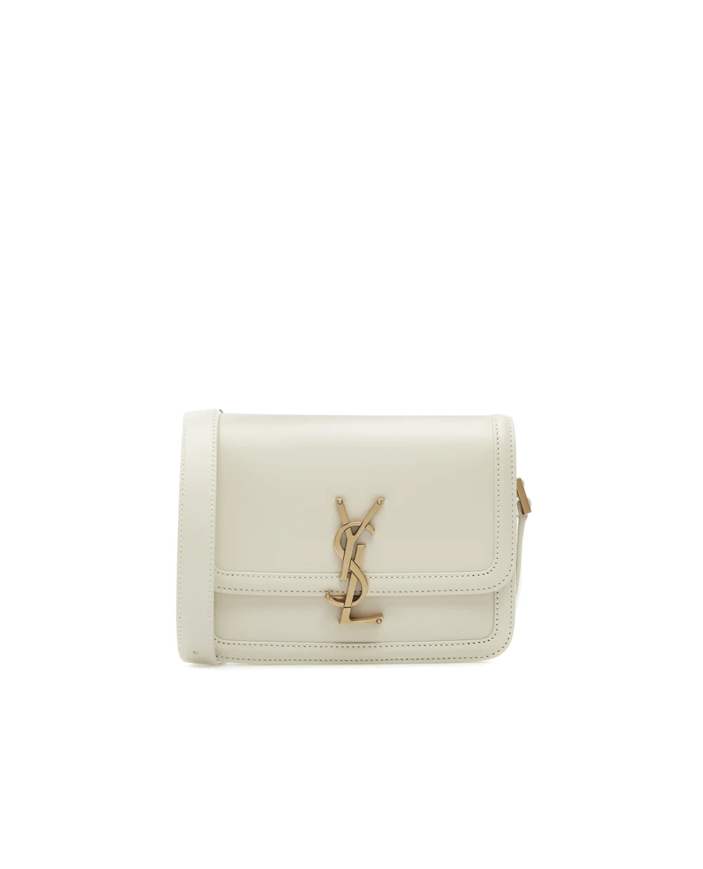 Кожаная сумка Solferino Small Saint Laurent 634306-0SX0W-, бежевый цвет • Купить в интернет-магазине Kameron
