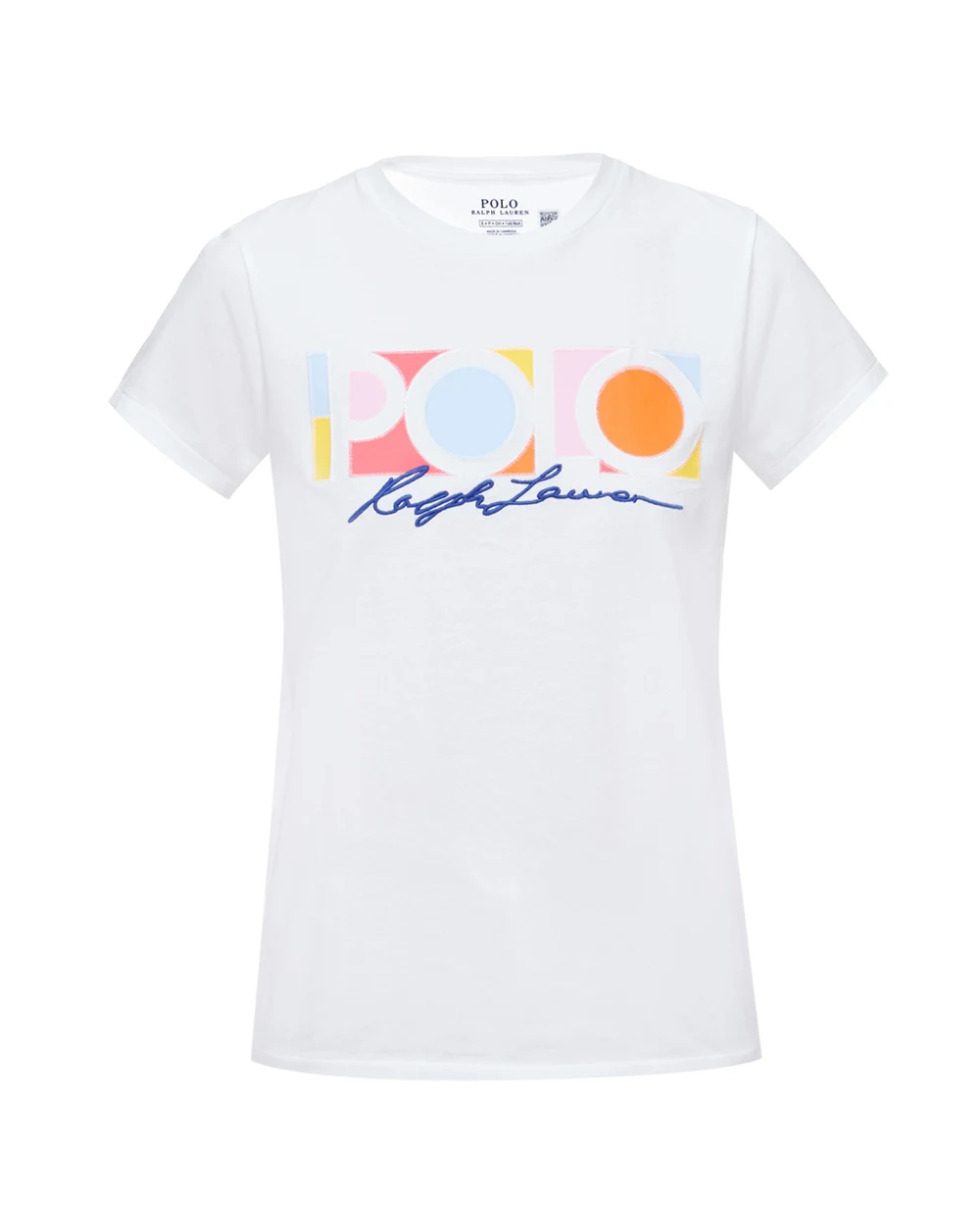 Футболка Polo Ralph Lauren 211856637001, белый цвет • Купить в интернет-магазине Kameron