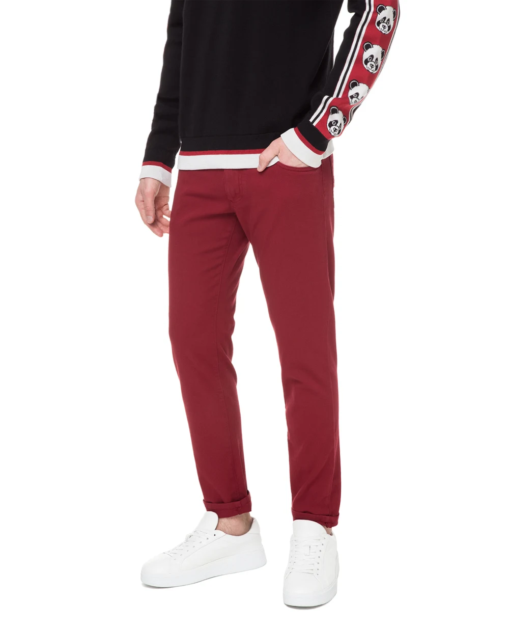 Джинсы Skinny Dolce&Gabbana GYD2LT-G8AR8, бордовый цвет • Купить в интернет-магазине Kameron