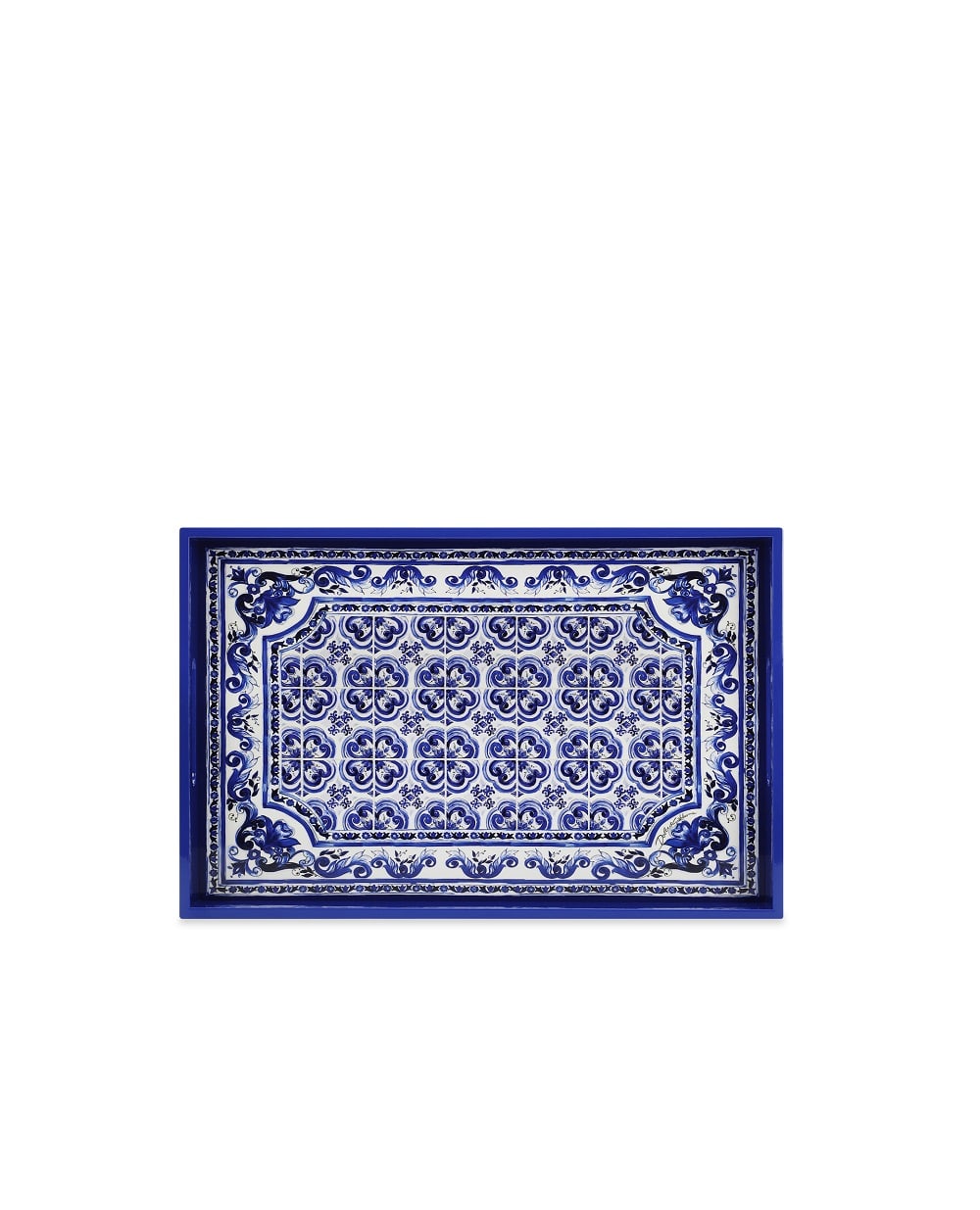 Поднос из дерева Dolce&Gabbana TC0107-TCAIL, синий цвет • Купить в интернет-магазине Kameron