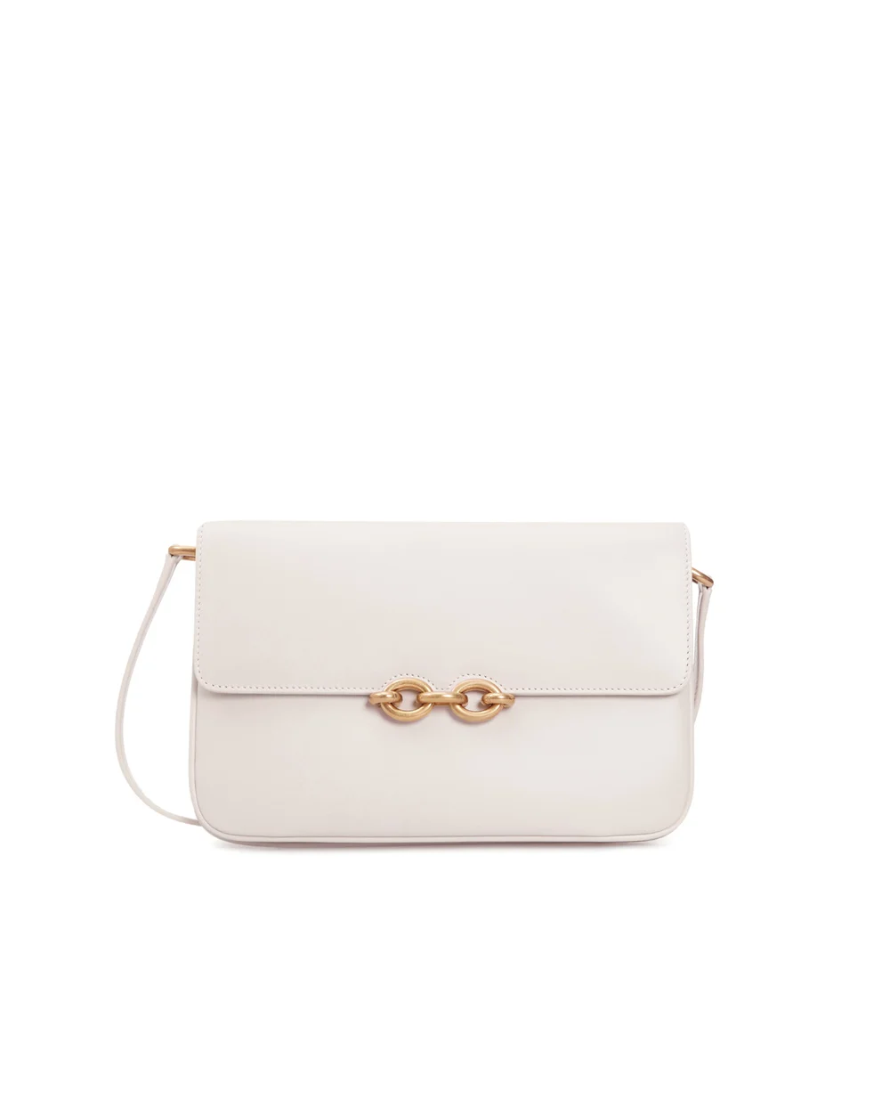 Кожаная сумка Le Maillon Saint Laurent 649795-2R20W-, бежевый цвет • Купить в интернет-магазине Kameron