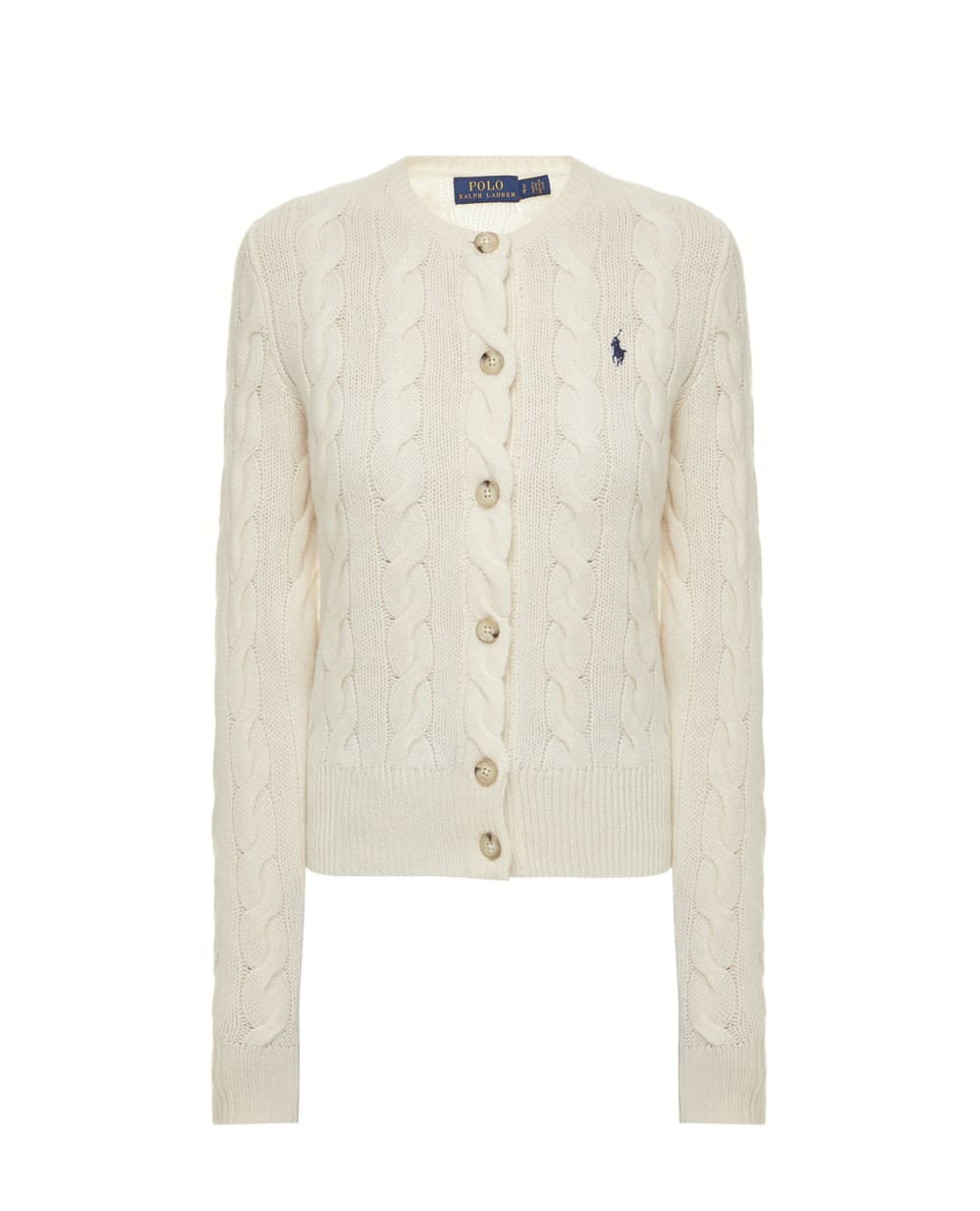 Шерстяной кардиган Polo Ralph Lauren 211801493001, белый цвет • Купить в интернет-магазине Kameron