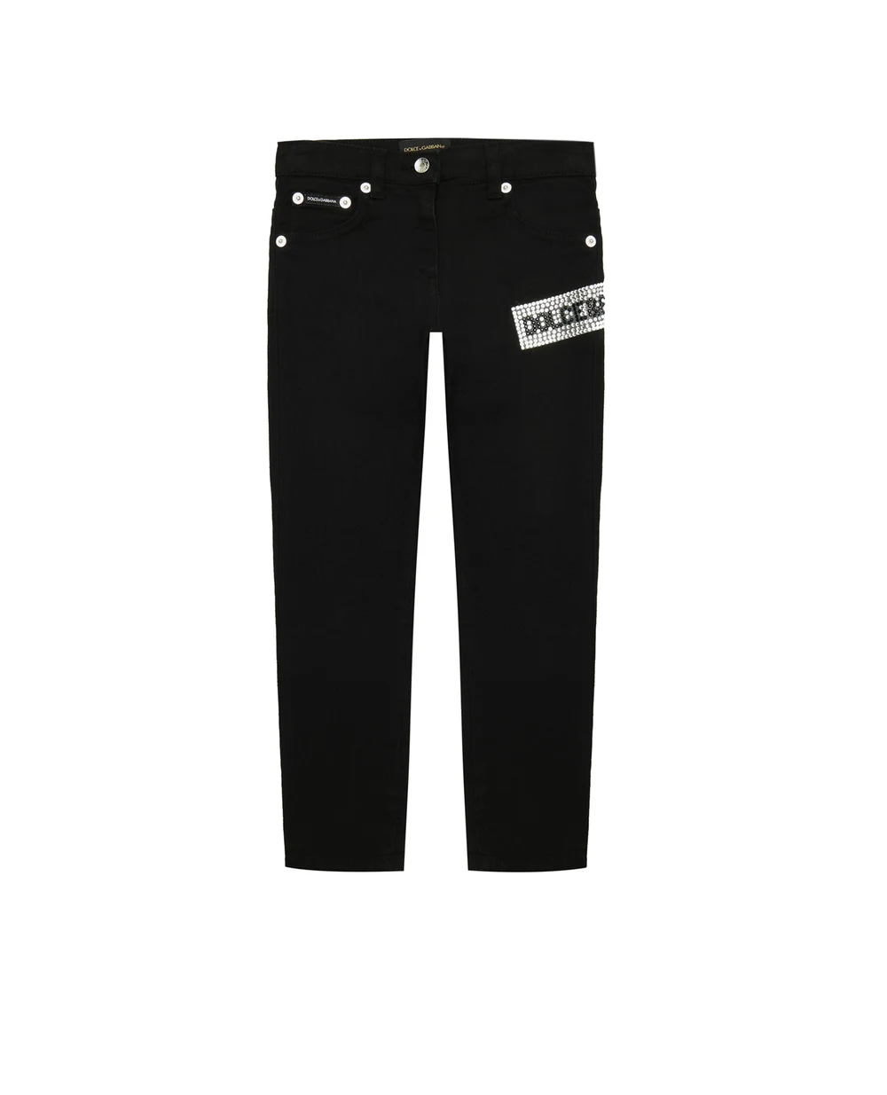 Джинсы Dolce&Gabbana Kids L51F51-LY049-B, черный цвет • Купить в интернет-магазине Kameron