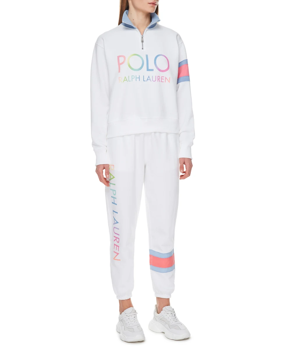 Спортивные брюки Polo Ralph Lauren 211838115001, белый цвет • Купить в интернет-магазине Kameron