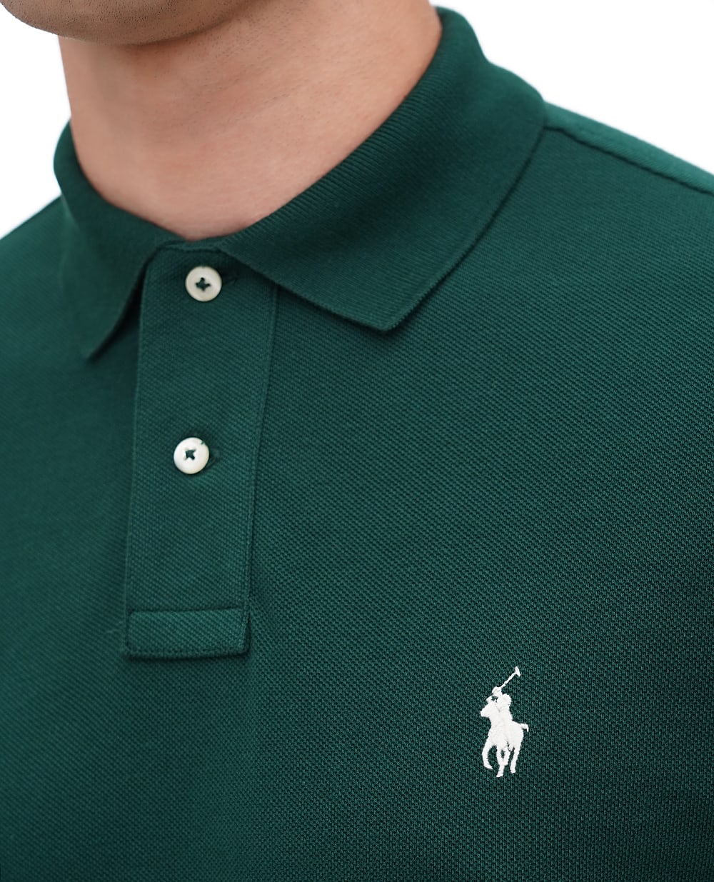 Поло Mesh Polo Ralph Lauren 710680784380, зеленый цвет • Купить в интернет-магазине Kameron