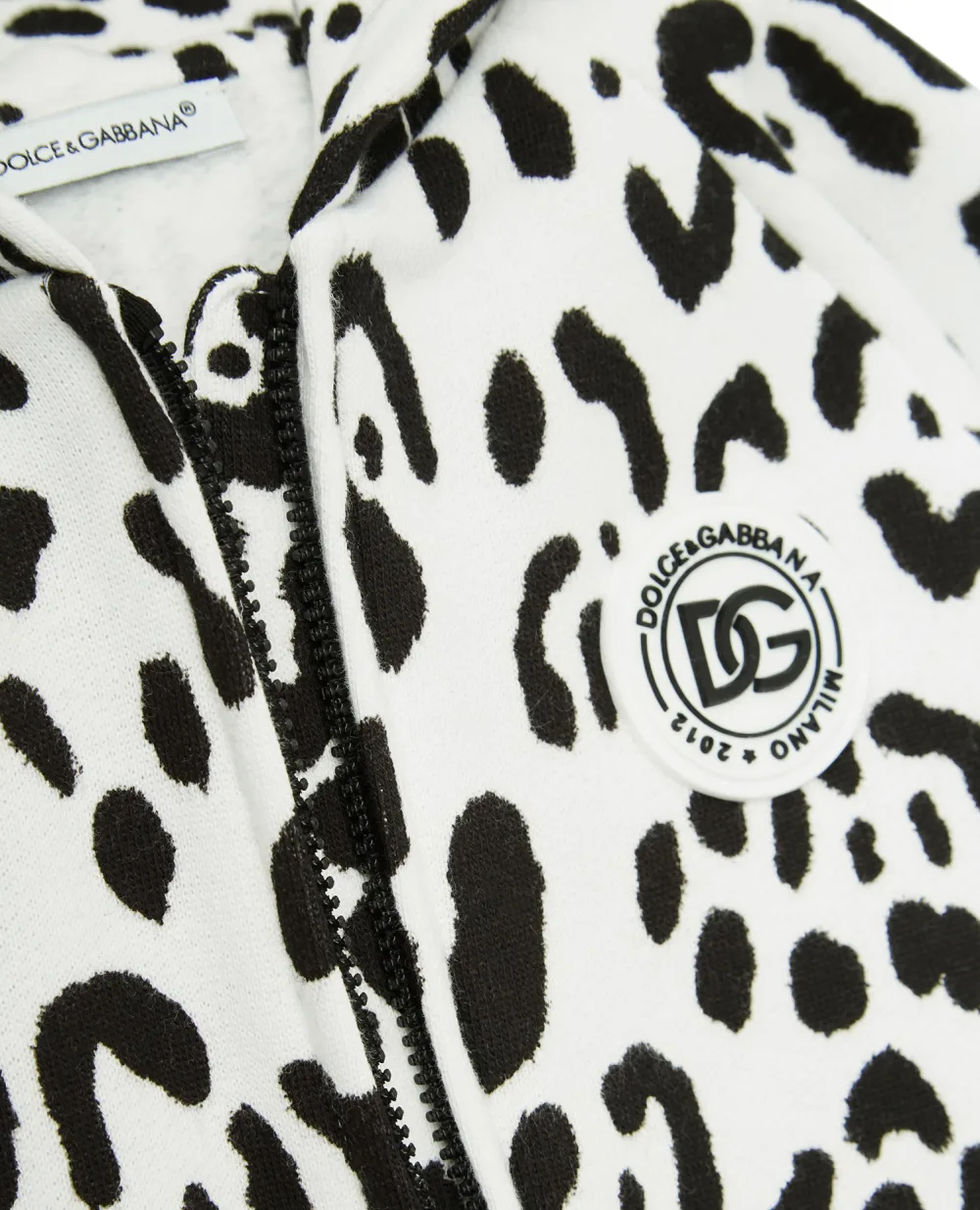 Худи Dolce&Gabbana Kids L2JW4M-G7A6R, белый цвет • Купить в интернет-магазине Kameron