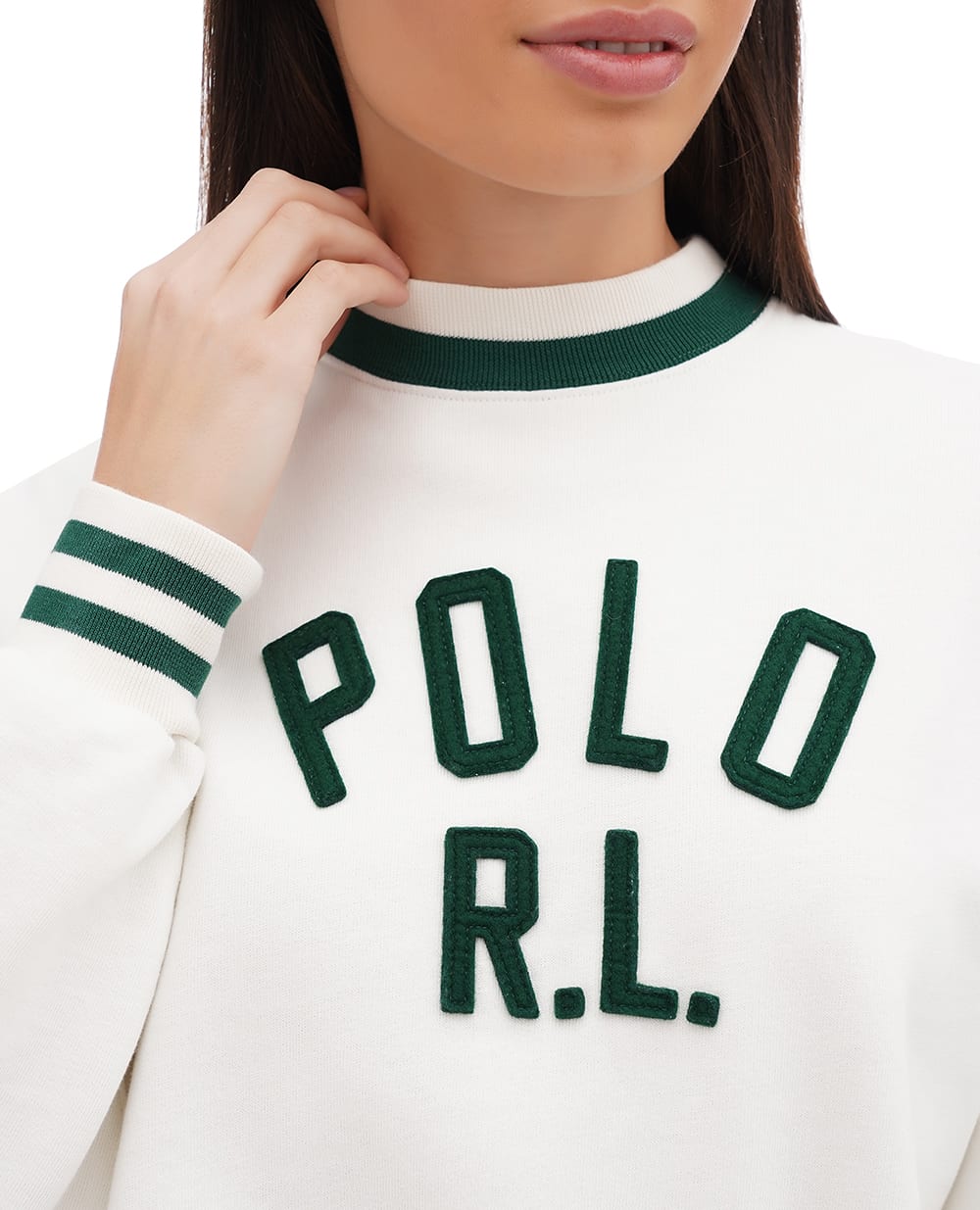 Свитшот (костюм) Polo Ralph Lauren 211941211001, белый цвет • Купить в интернет-магазине Kameron