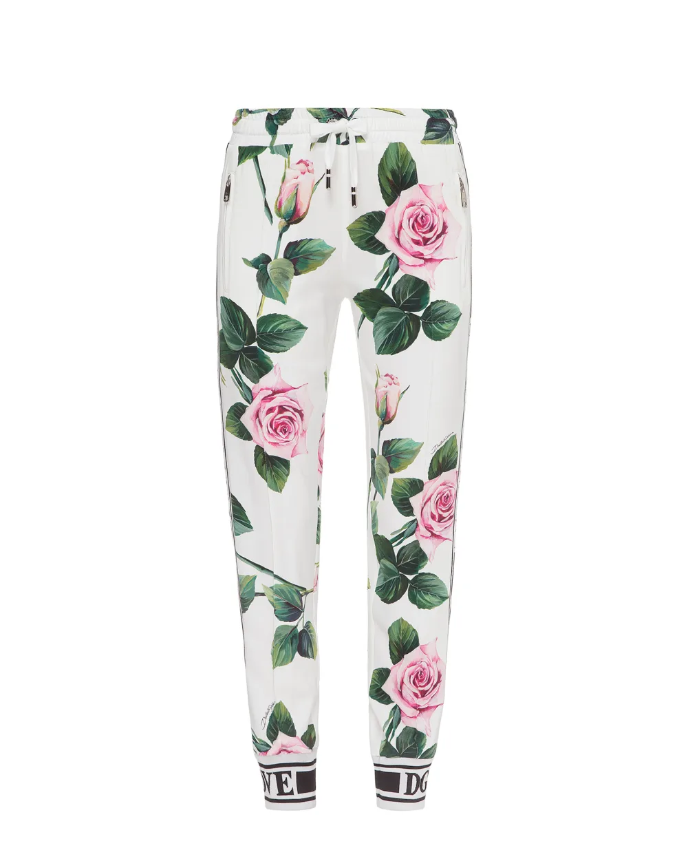 Спортивные брюки Dolce&Gabbana FTA1DT-FSRMB, белый цвет • Купить в интернет-магазине Kameron