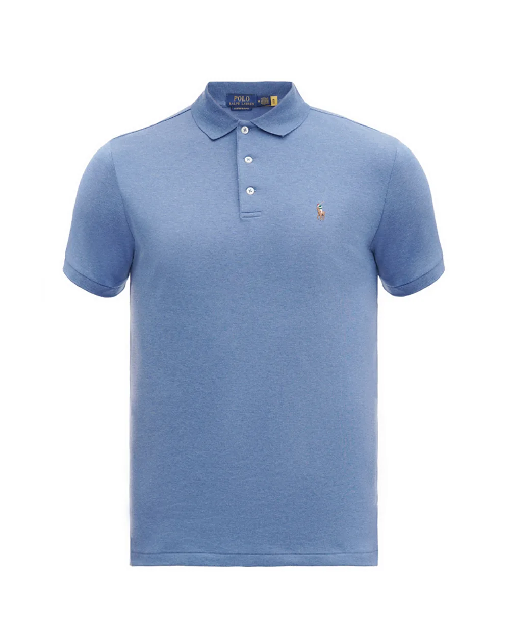 Поло Interlock Polo Ralph Lauren 710704319139, синий цвет • Купить в интернет-магазине Kameron
