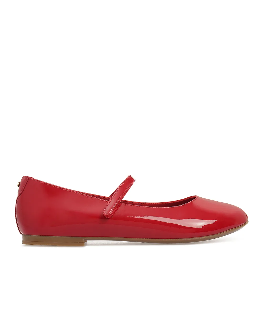 Детские лаковые балетки Dolce&Gabbana Kids D10699-A1328-L, красный цвет • Купить в интернет-магазине Kameron