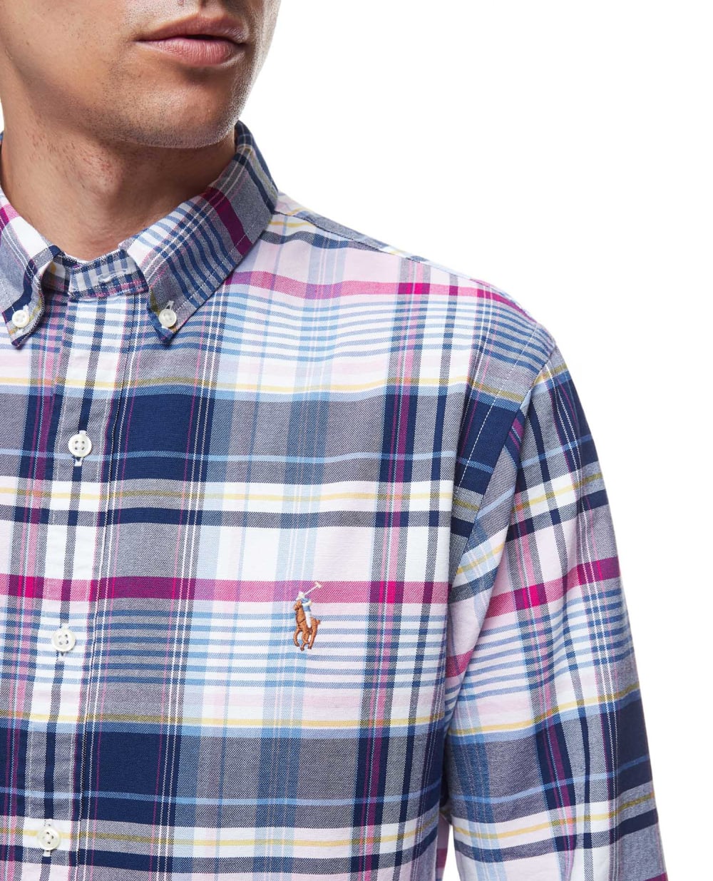 Рубашка Polo Ralph Lauren 710844537003, разноцветный цвет • Купить в интернет-магазине Kameron