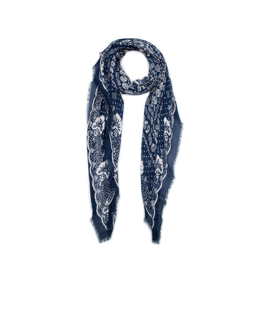 Платок Polo Ralph Lauren 455755108001, синий цвет • Купить в интернет-магазине Kameron