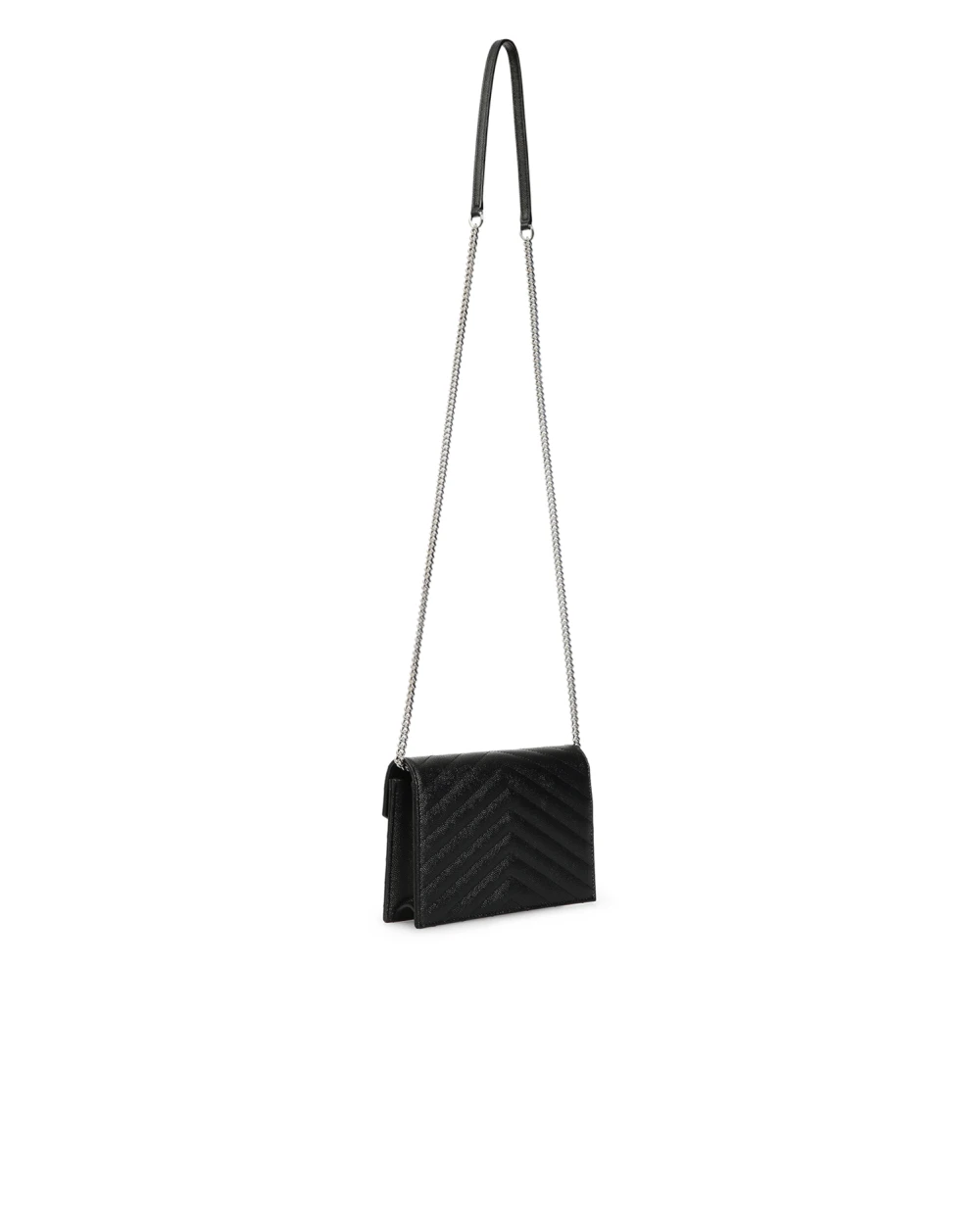 Кожаная сумка Saint Laurent 393953-BOW02-, черный цвет • Купить в интернет-магазине Kameron