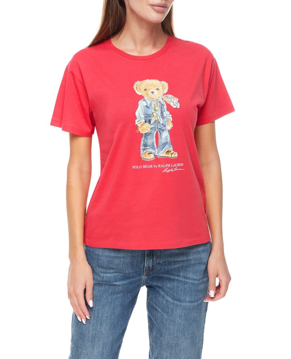 Футболка Polo Bear Polo Ralph Lauren 211905673001, красный цвет • Купить в интернет-магазине Kameron