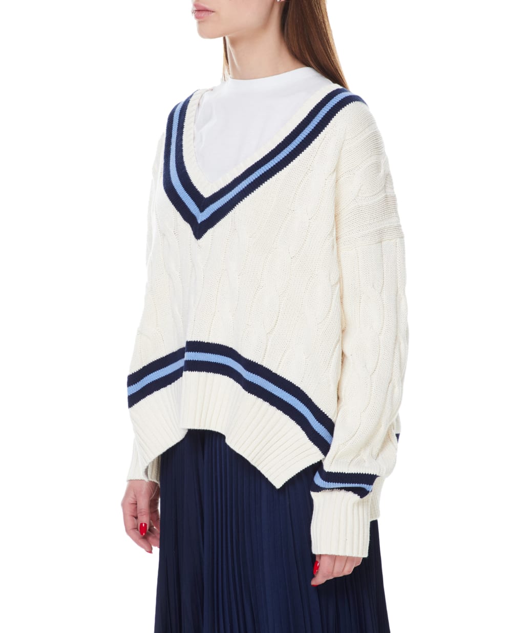 Пуловер Cricket Polo Ralph Lauren 211891676001, белый цвет • Купить в интернет-магазине Kameron