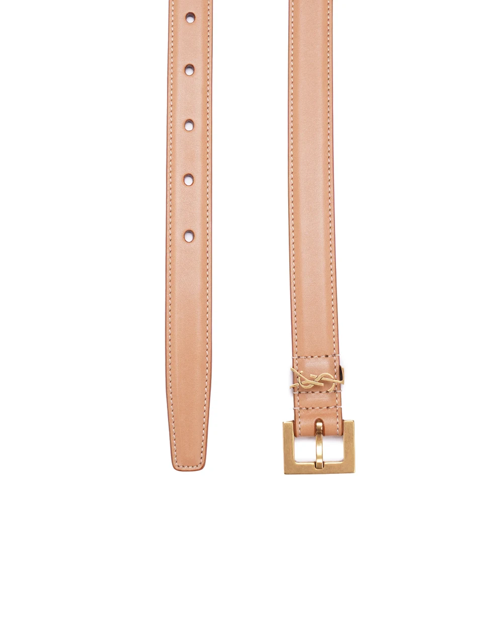 Ремень Saint Laurent 554465-BWR6W, коричневый цвет • Купить в интернет-магазине Kameron