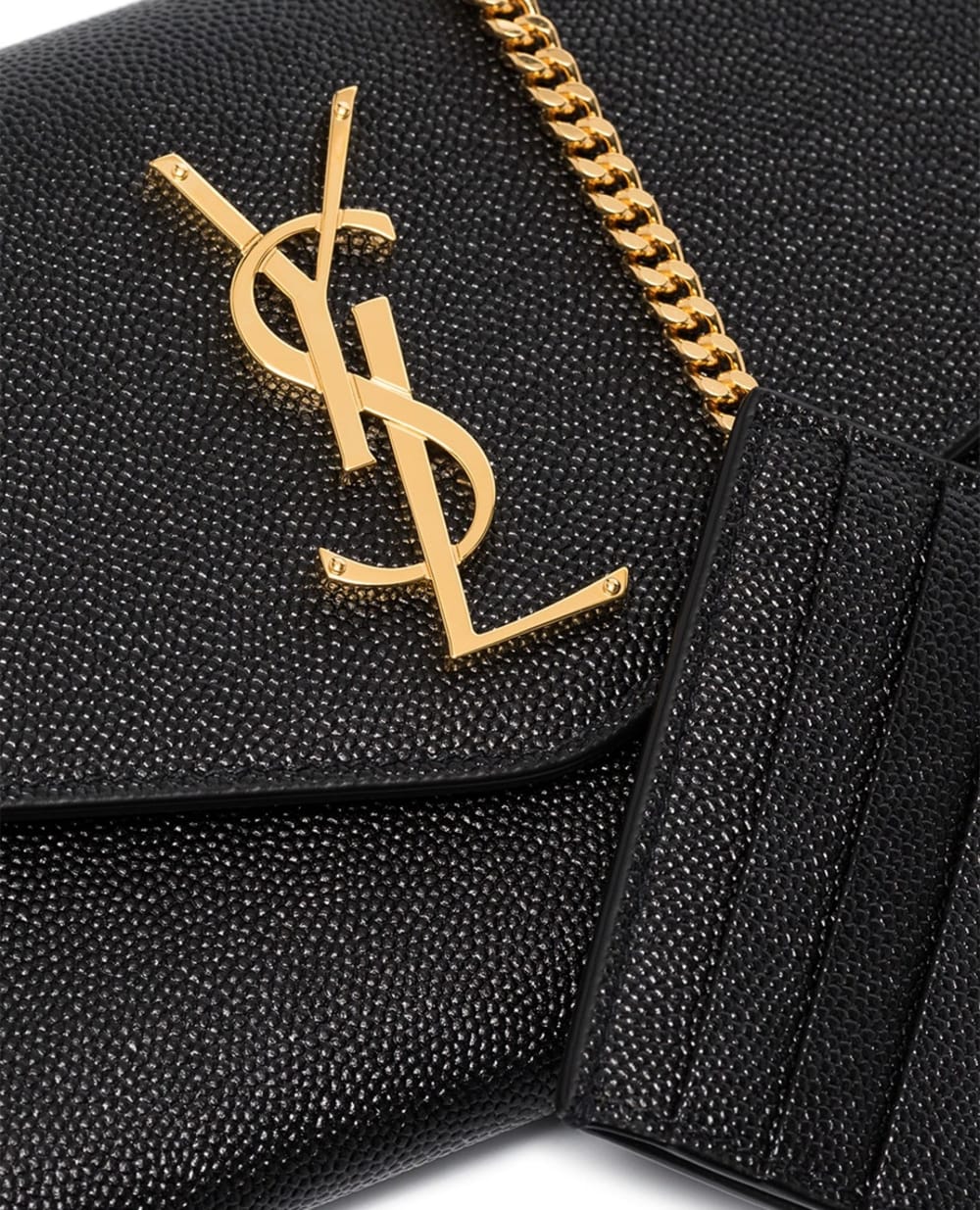 Сумка Uptown Chain Wallet Saint Laurent 607788-1GF0J, черный цвет • Купить в интернет-магазине Kameron