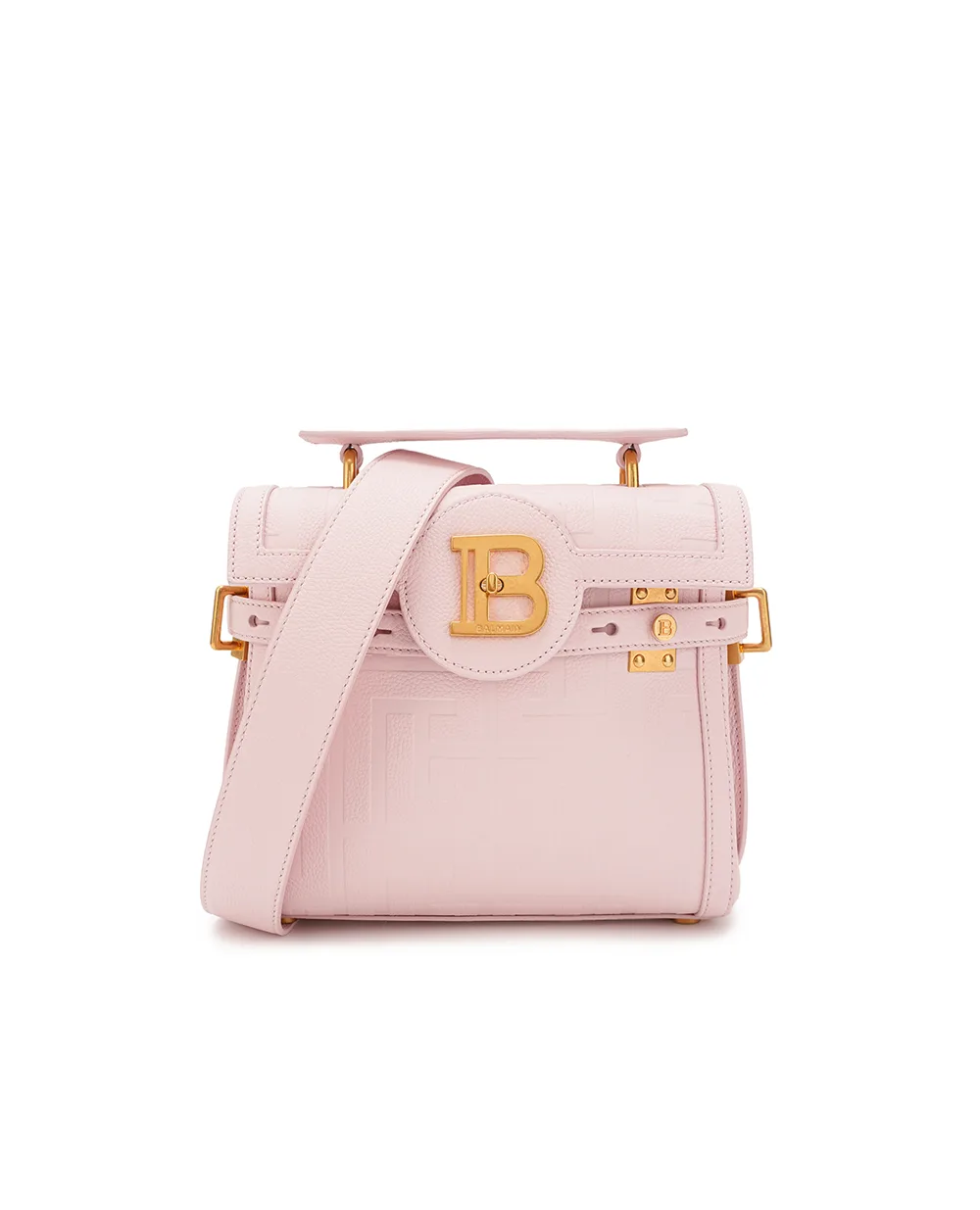 Кожаная сумка B-Buzz 23 Balmain DN1DB530LPGE, розовый цвет • Купить в интернет-магазине Kameron