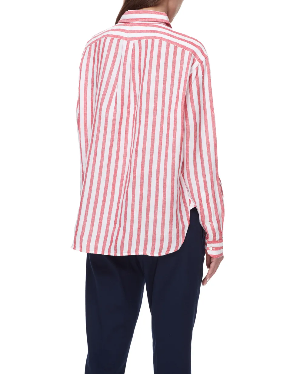 Льняная рубашка Polo Ralph Lauren 211838922006, красный цвет • Купить в интернет-магазине Kameron