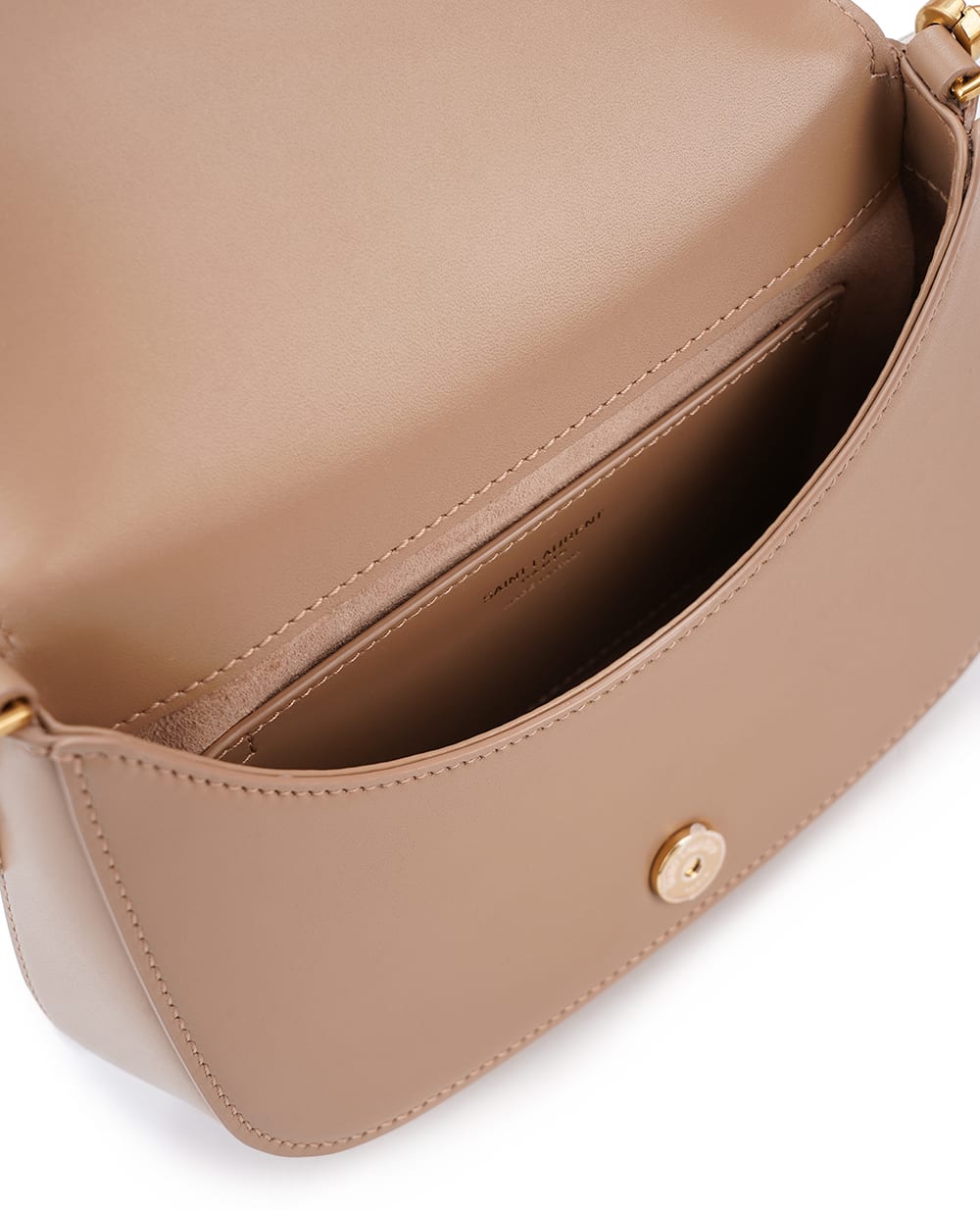 Кожаная сумка Voltaire Top Handle Bronze Saint Laurent 800846-0SX0W, бежевый цвет • Купить в интернет-магазине Kameron