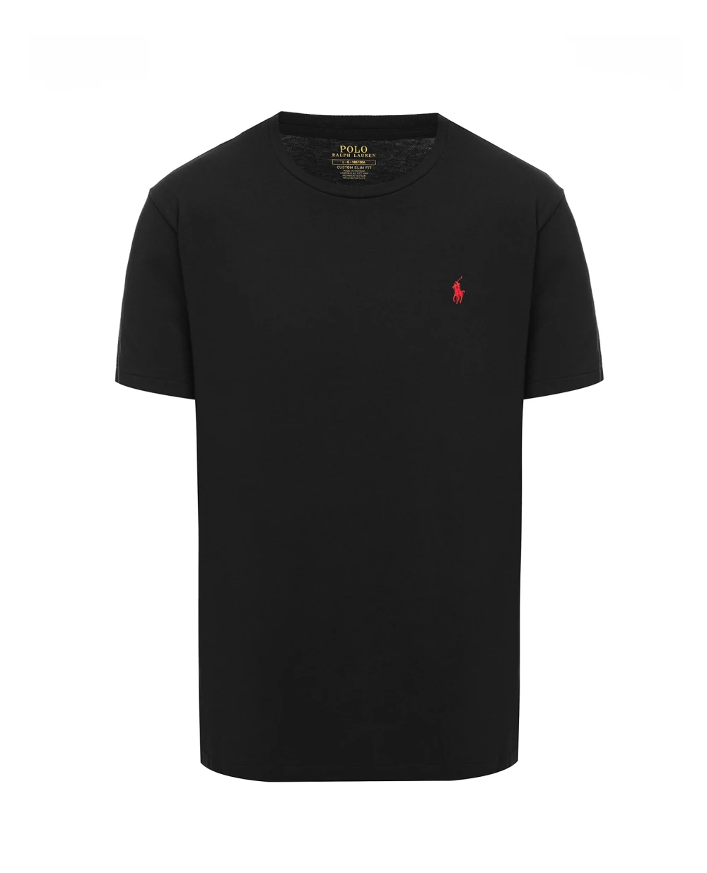 Футболка Polo Ralph Lauren 710680785001, черный цвет • Купить в интернет-магазине Kameron
