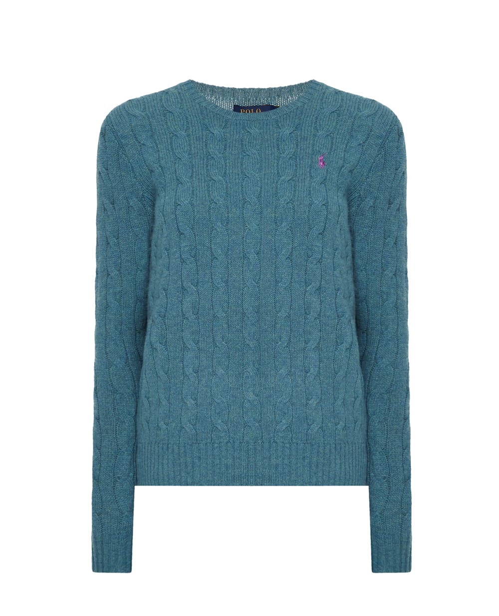 Шерстяной джемпер Polo Ralph Lauren 211525764079, голубой цвет • Купить в интернет-магазине Kameron