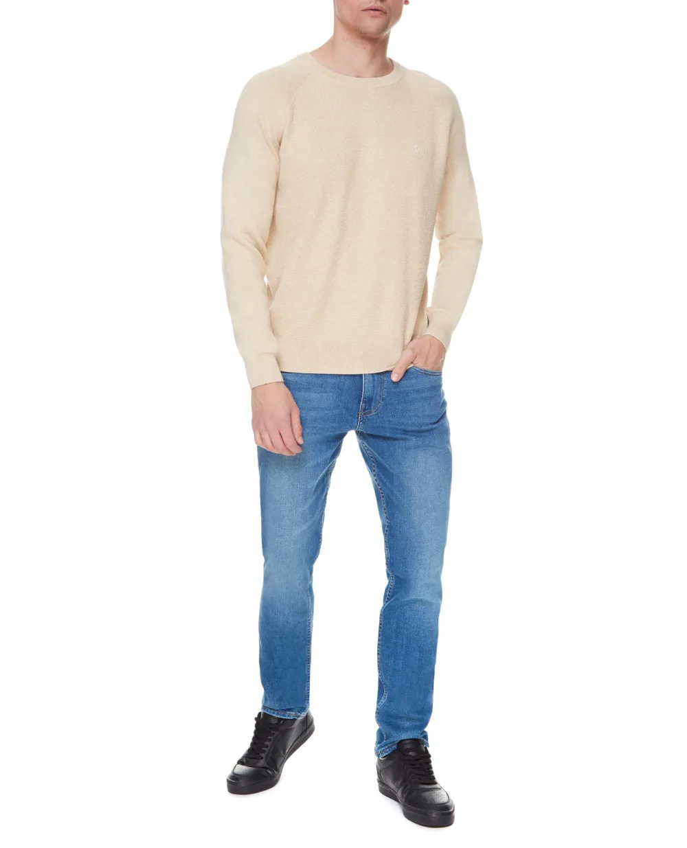 Джемпер Polo Ralph Lauren 710857753004, бежевый цвет • Купить в интернет-магазине Kameron