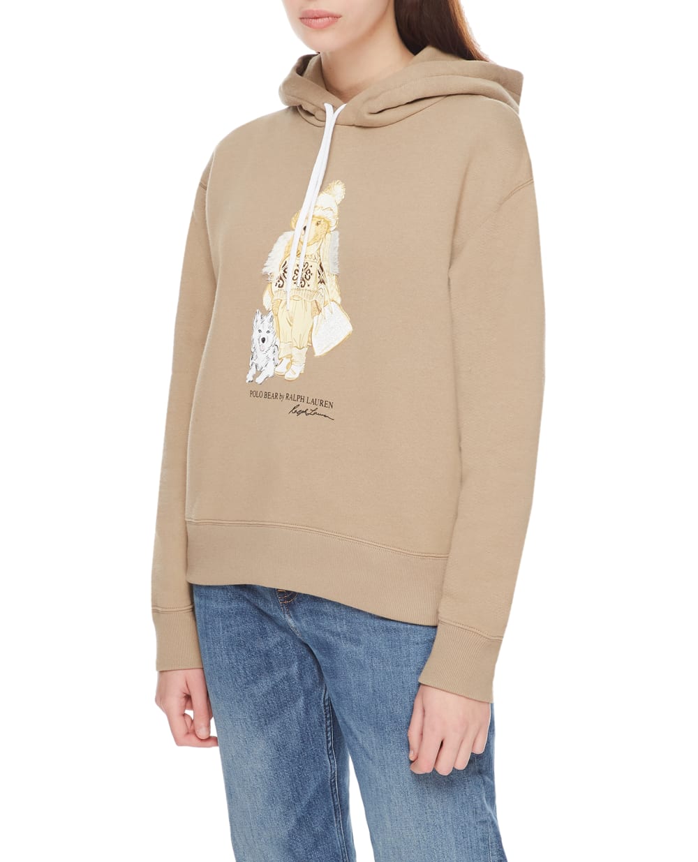 Худи Polo Bear Polo Ralph Lauren 211882331001, бежевый цвет • Купить в интернет-магазине Kameron