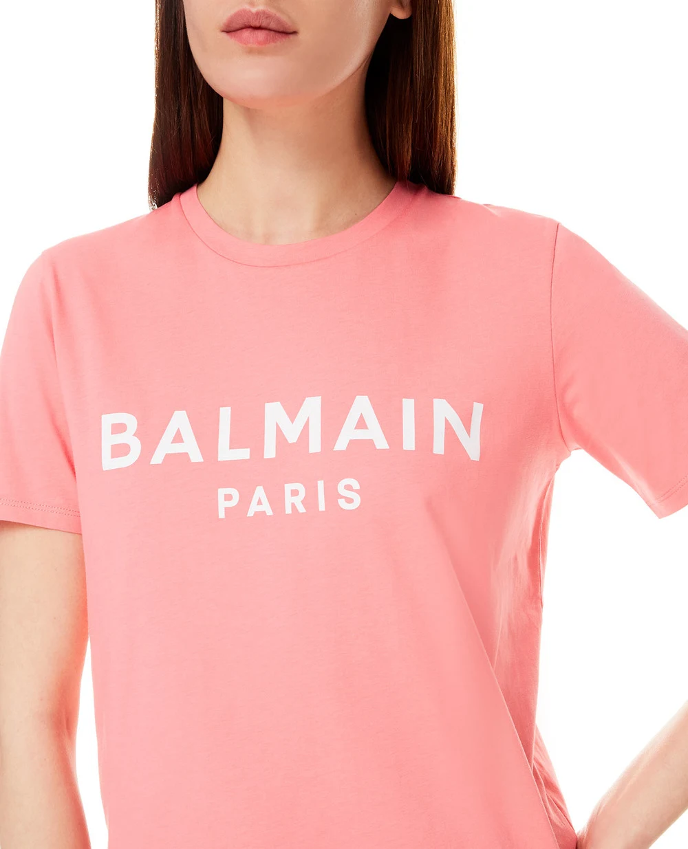 Футболка Balmain XF1EF000BB02-S, розовый цвет • Купить в интернет-магазине Kameron