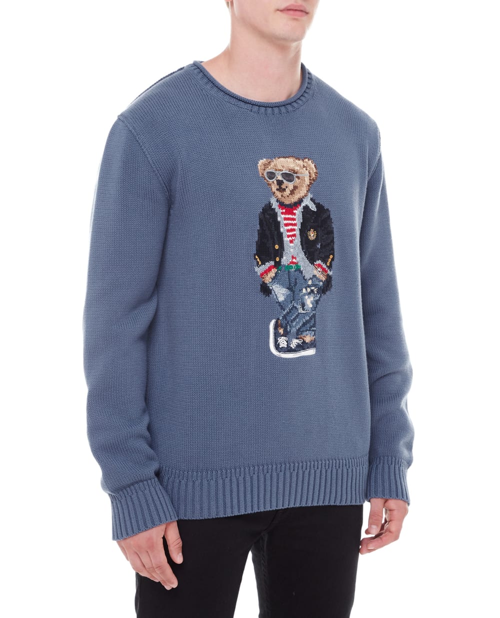 Джемпер Polo Bear Polo Ralph Lauren 710909198001, синий цвет • Купить в интернет-магазине Kameron