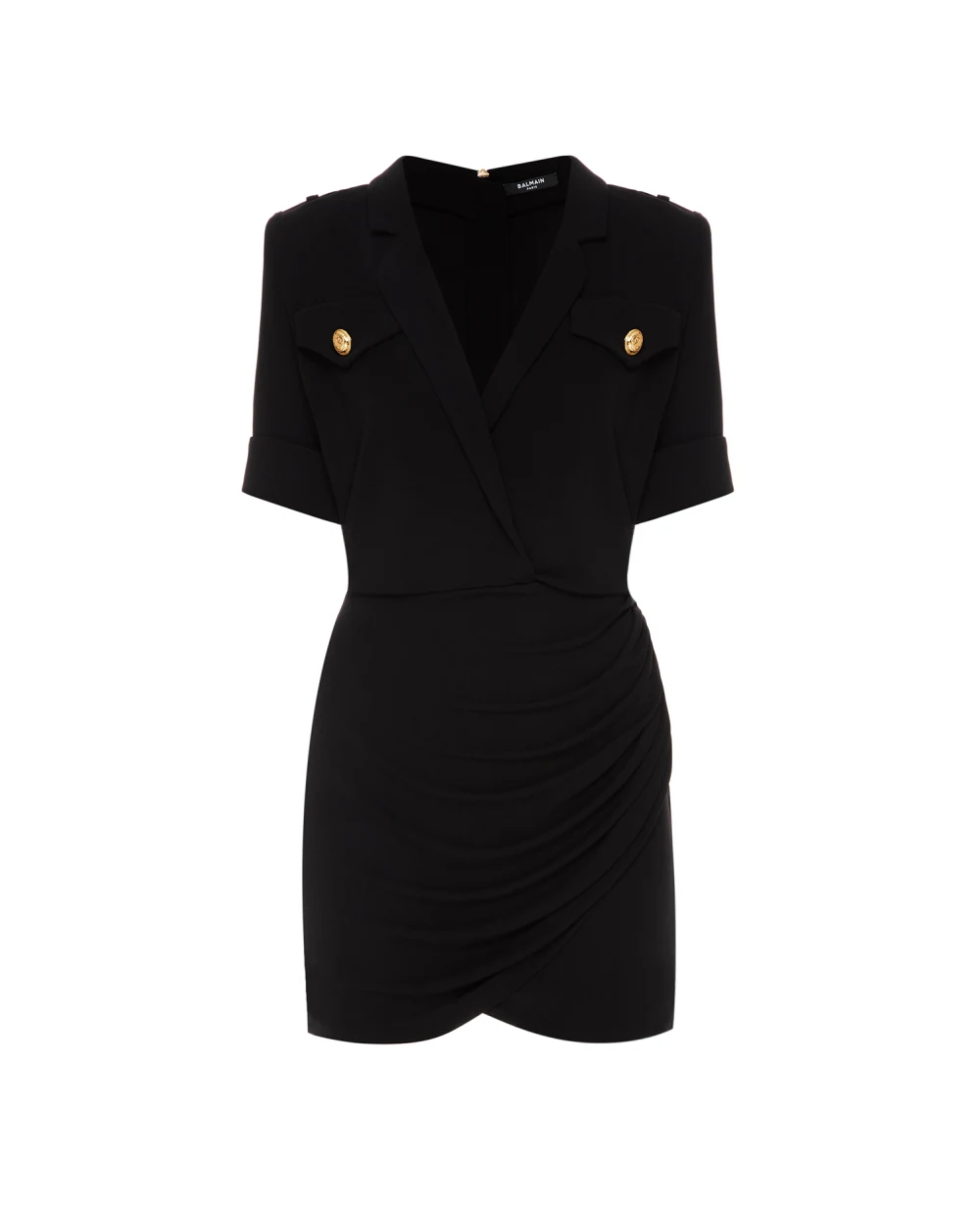 Платье Balmain VF16262J020, черный цвет • Купить в интернет-магазине Kameron