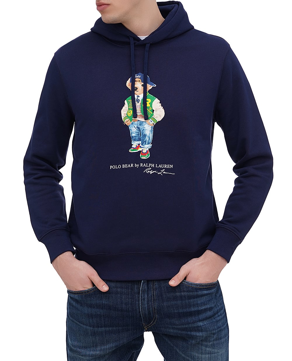 Худи Polo Bear Polo Ralph Lauren 710951621001, темно-синий цвет • Купить в интернет-магазине Kameron