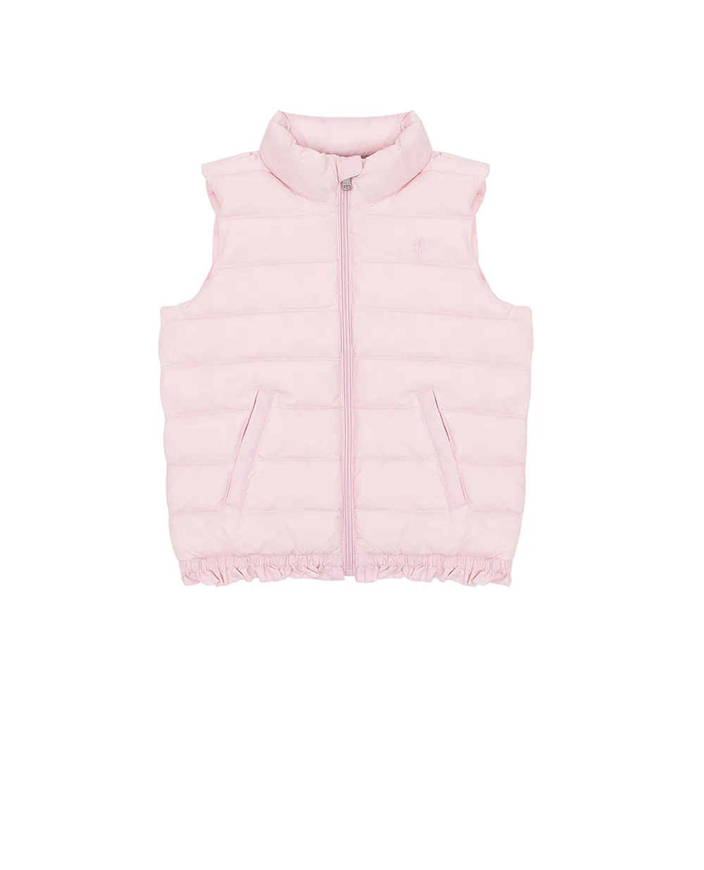 Пуховой жилет Polo Ralph Lauren Kids 311738501003, розовый цвет • Купить в интернет-магазине Kameron